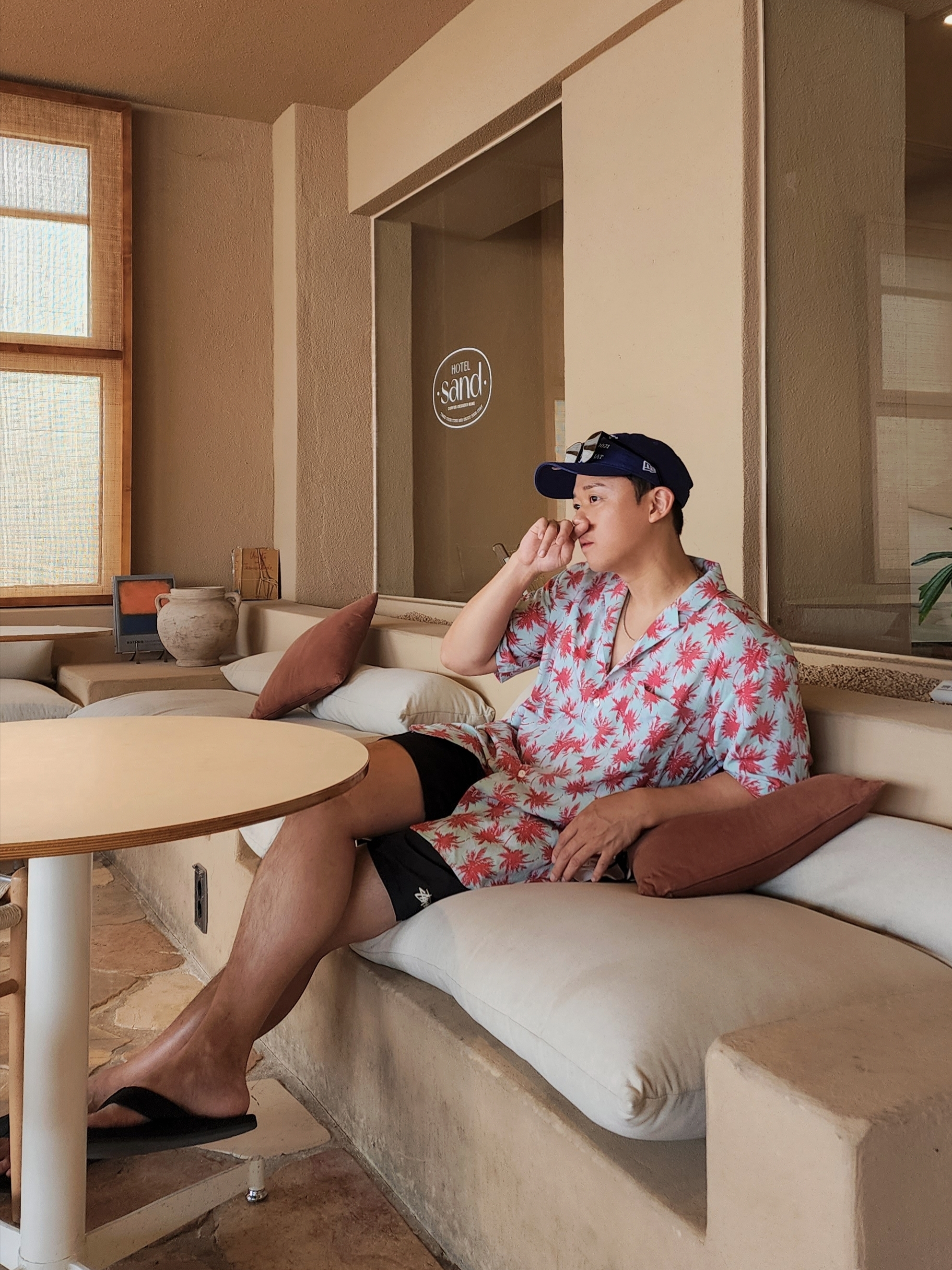 Stussy Stock Water Shorts Black 착용 스타일 - 2