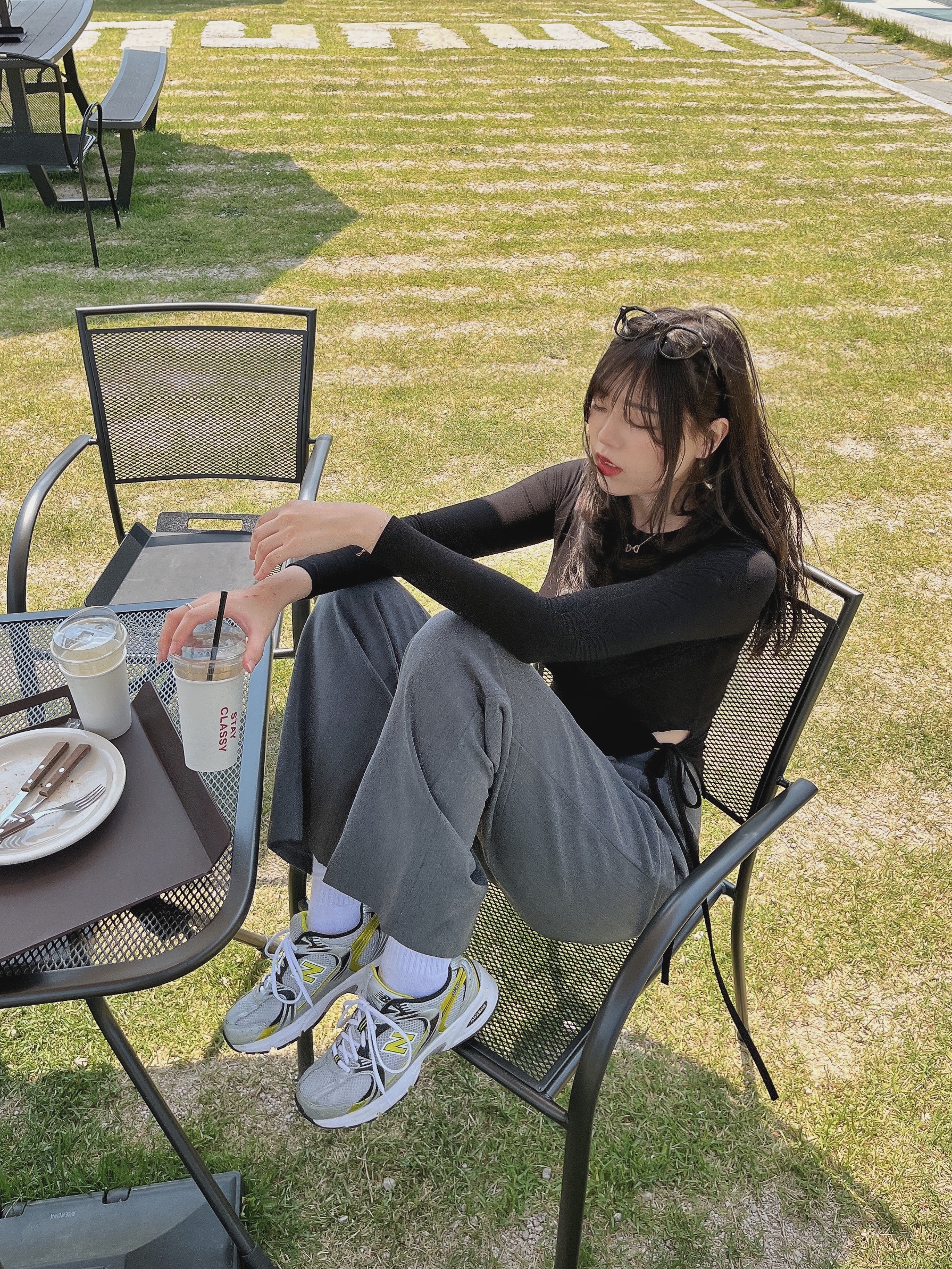New Balance 530 Silver 착용 스타일