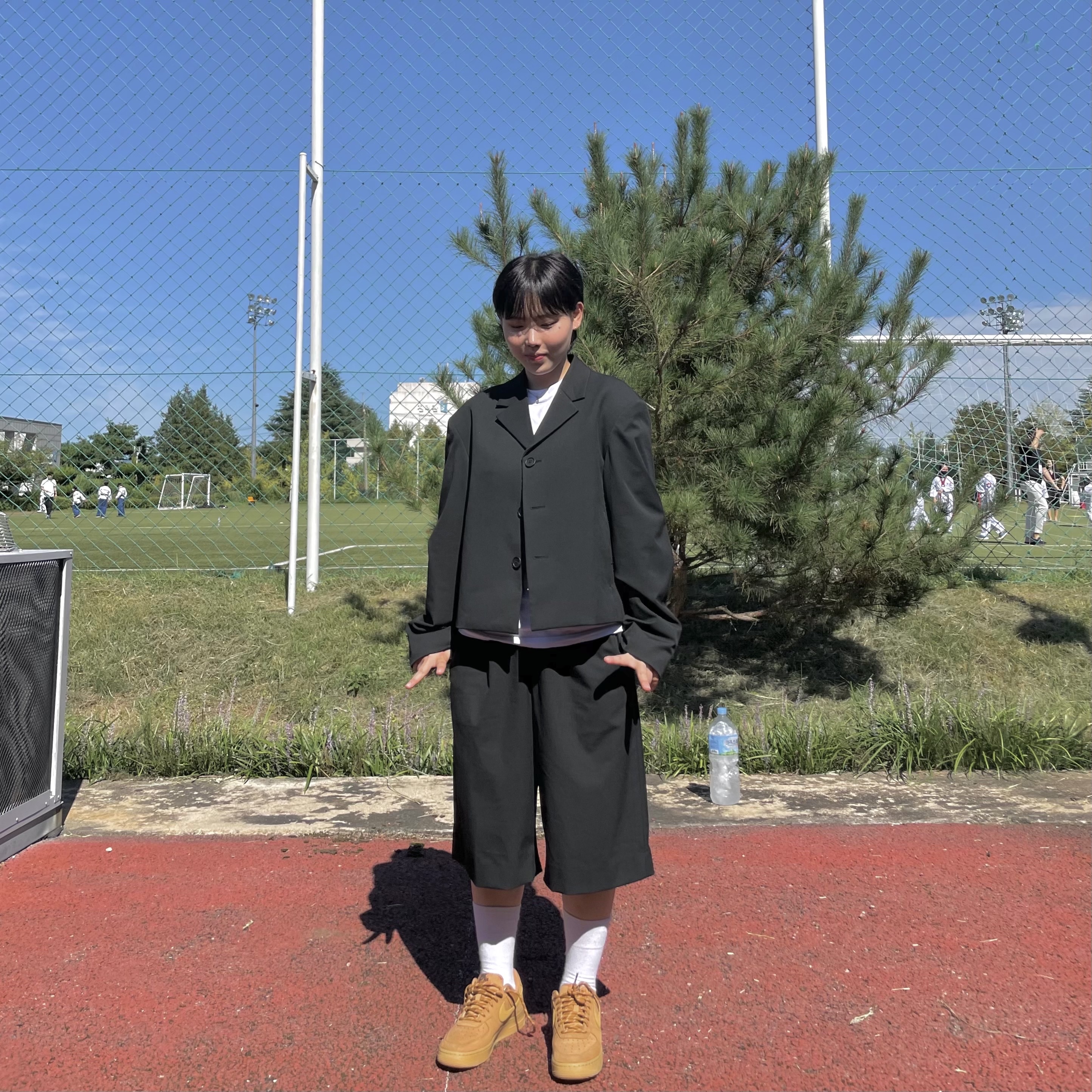 Nike Air Force 1 '07 WB Flax 착용 스타일