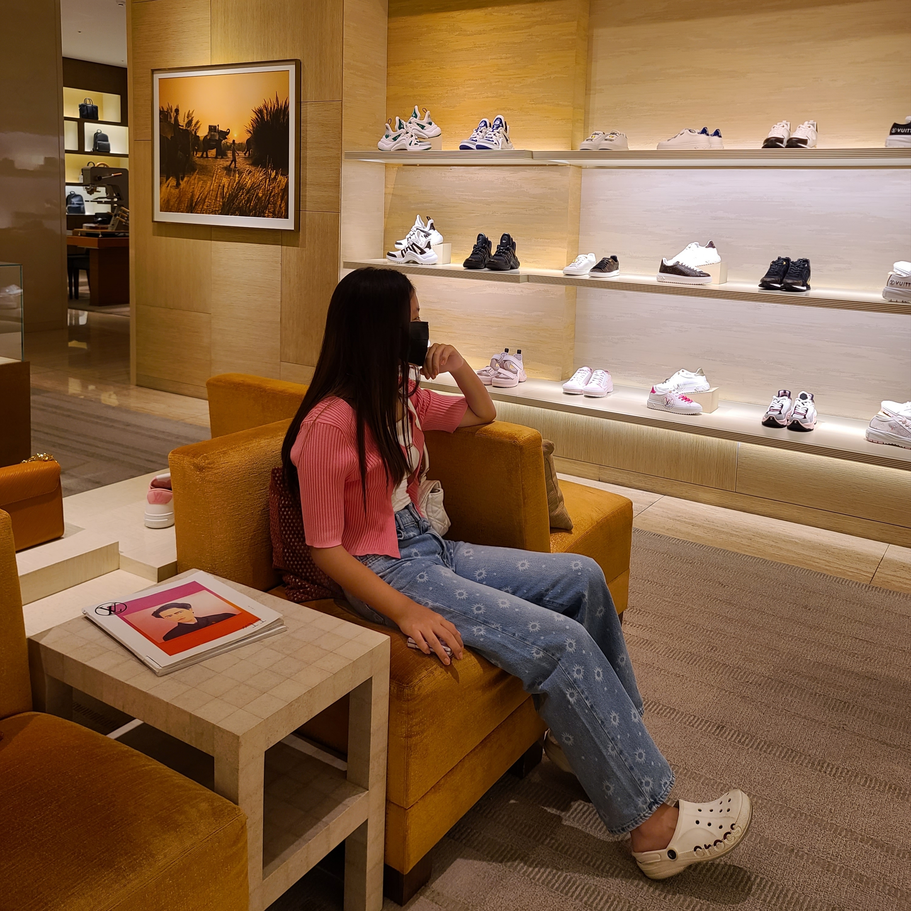 Crocs Baya Clog White 착용 스타일