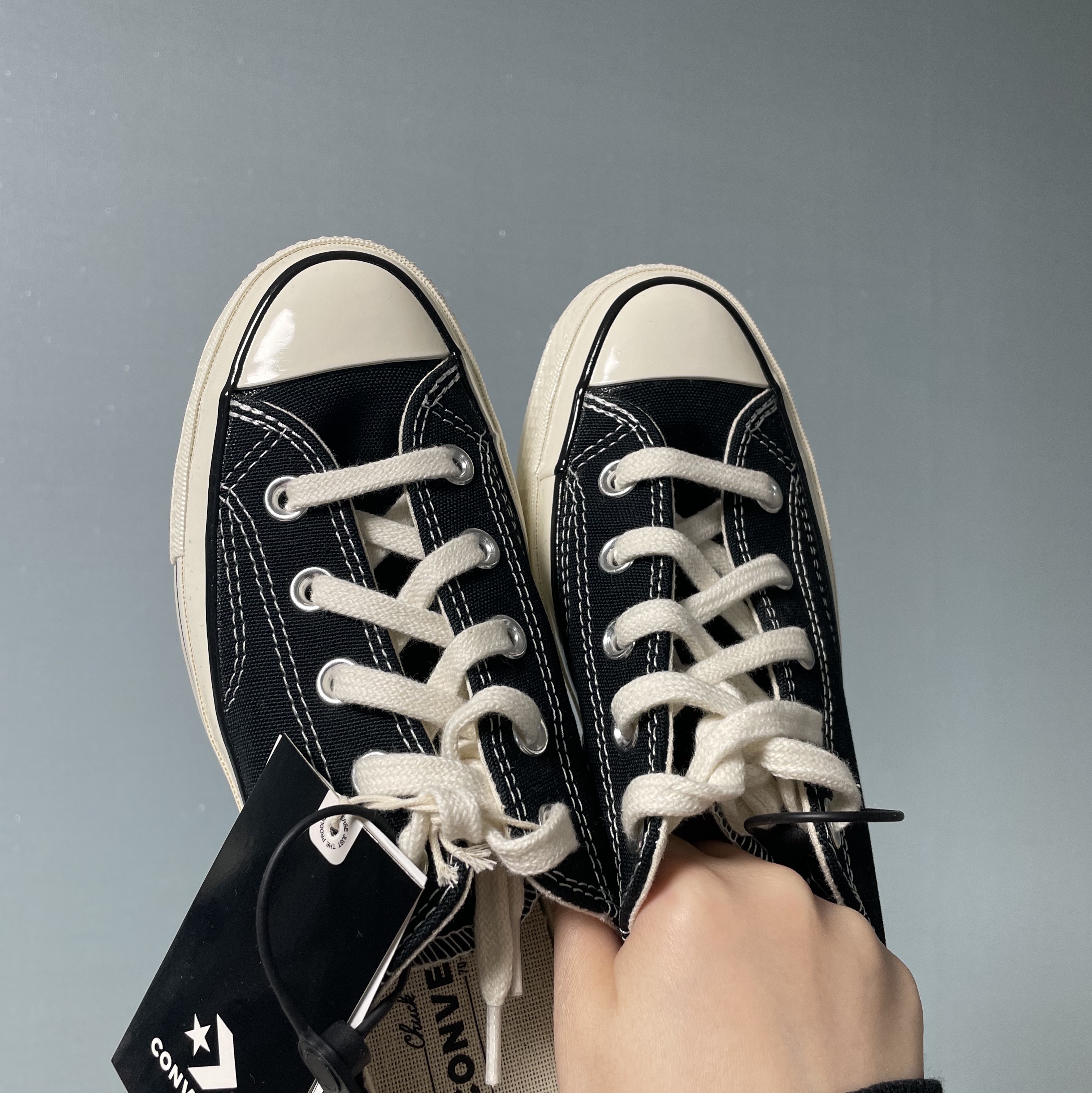 Converse Chuck 70 Ox Black - Standard 착용 스타일
