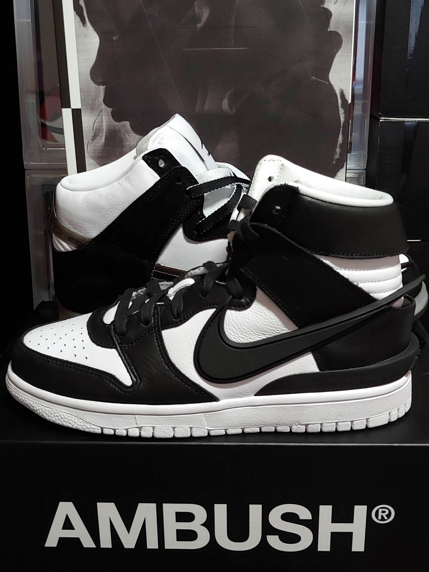 Nike x Ambush Dunk High Black, Nike x Slam Jam Dunk High SP Clear Black 착용 스타일 - 3