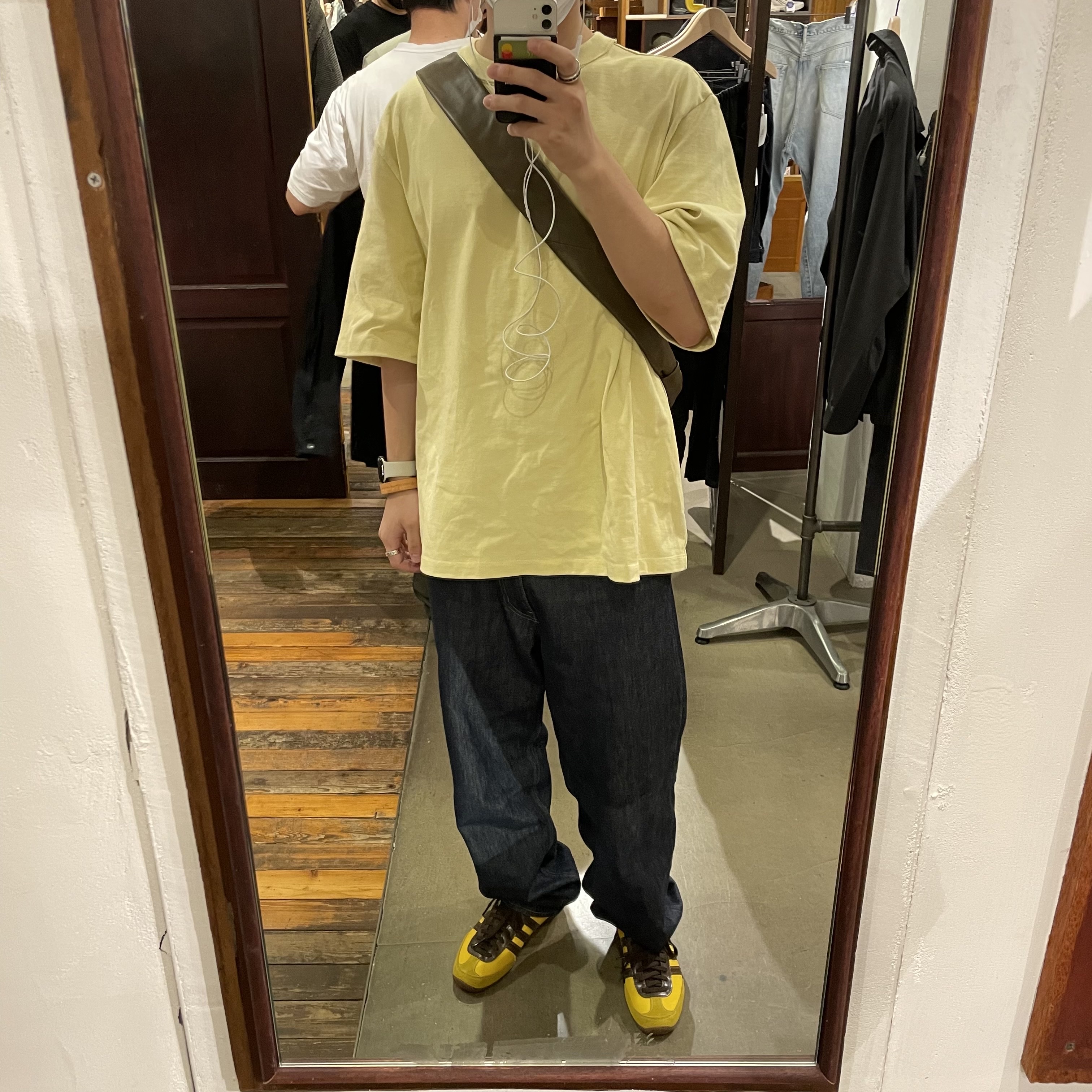 Adidas x Wales Bonner Japan Shoes Hazy Yellow Dark Brown 착용 스타일
