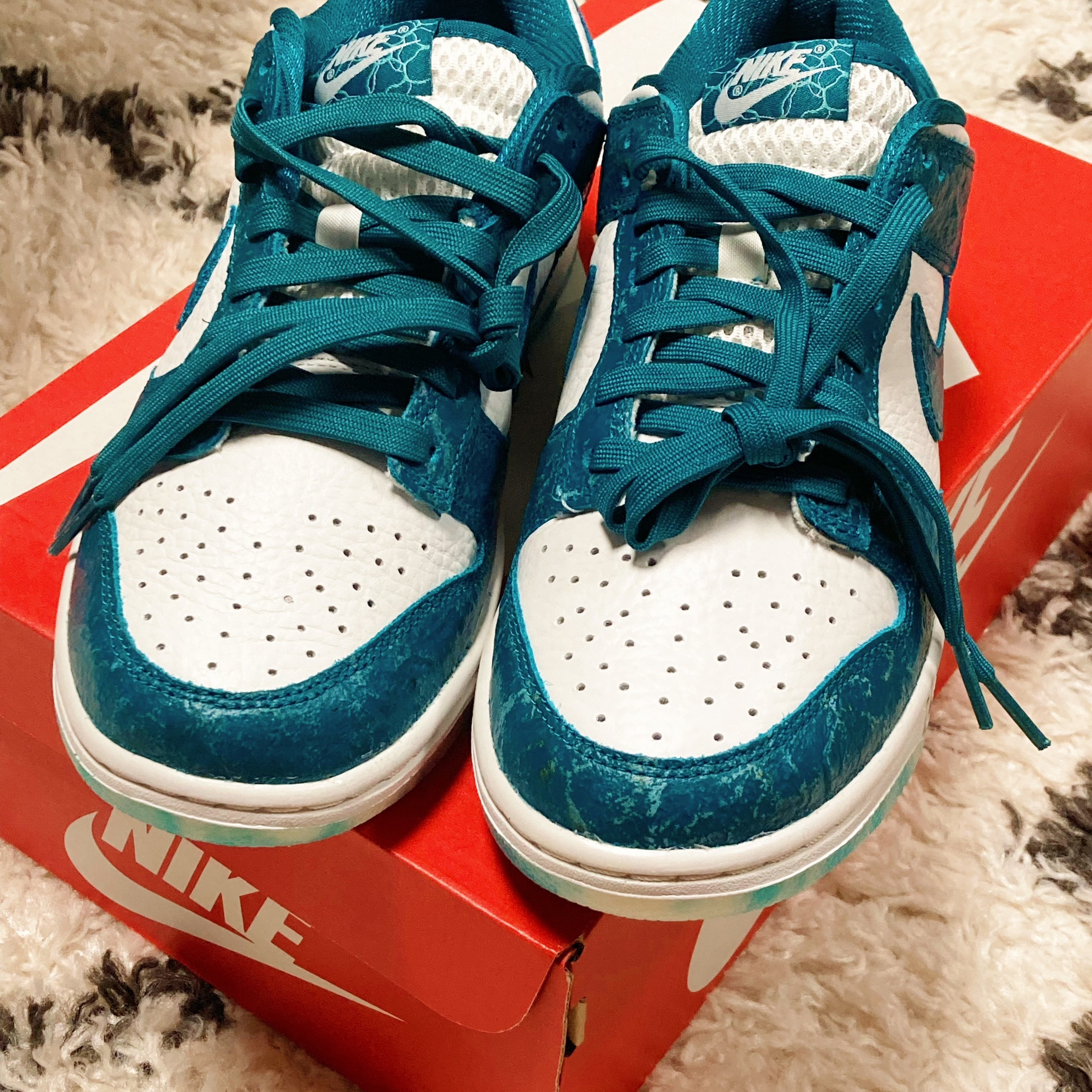 (W) Nike Dunk Low Ocean 착용 스타일