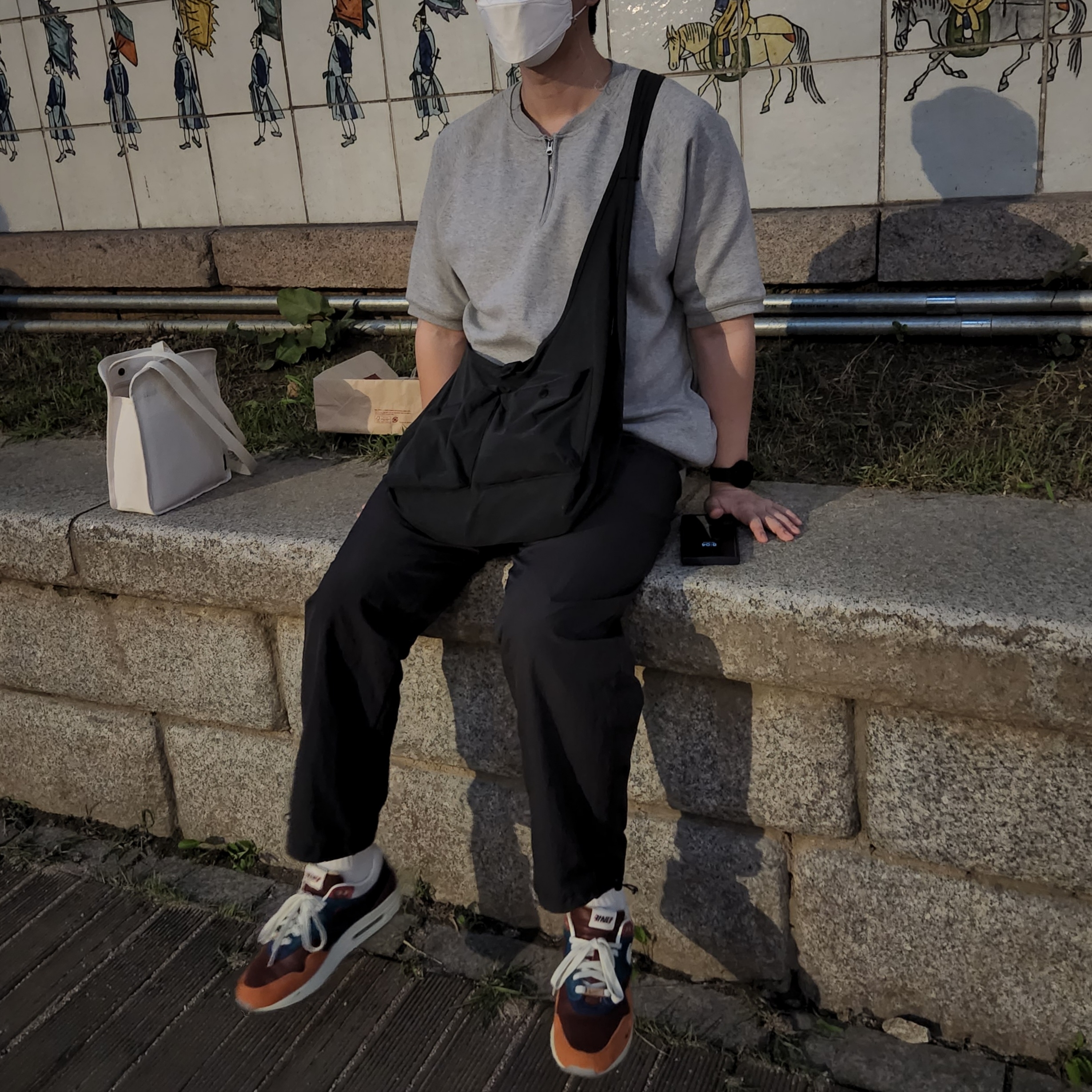 Nike x Kasina Air Max 1 SP Won-Ang Orange 착용 스타일