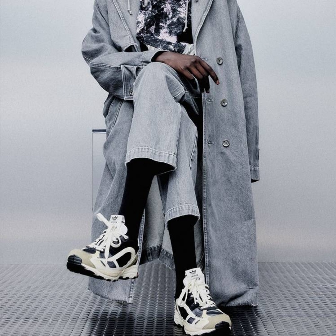 Adidas x Song for the Mute Shadowturf Core Black 착용 스타일