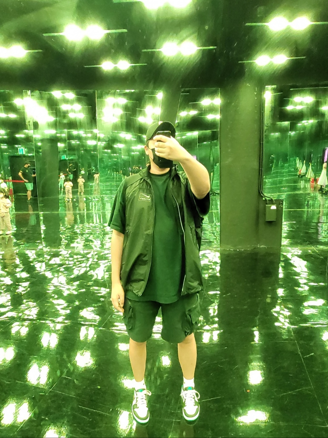 Nike ACG Cargo Shorts Black - Asia, Nike x Stussy NRG FL Storm-Fit Jacket Black (DO5304-010) 착용 스타일