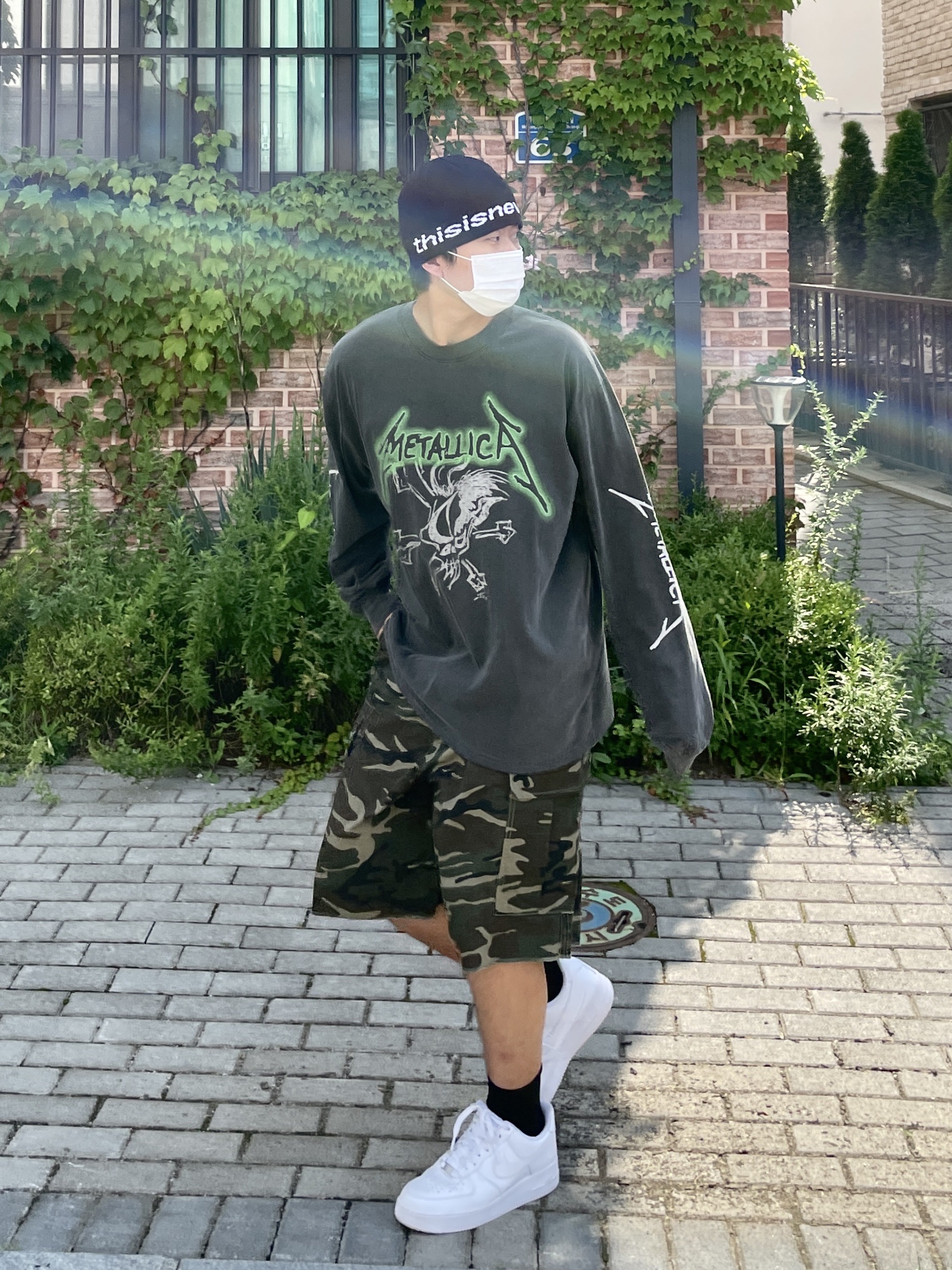 Nike Air Force 1 '07 Low White 착용 스타일 - 2