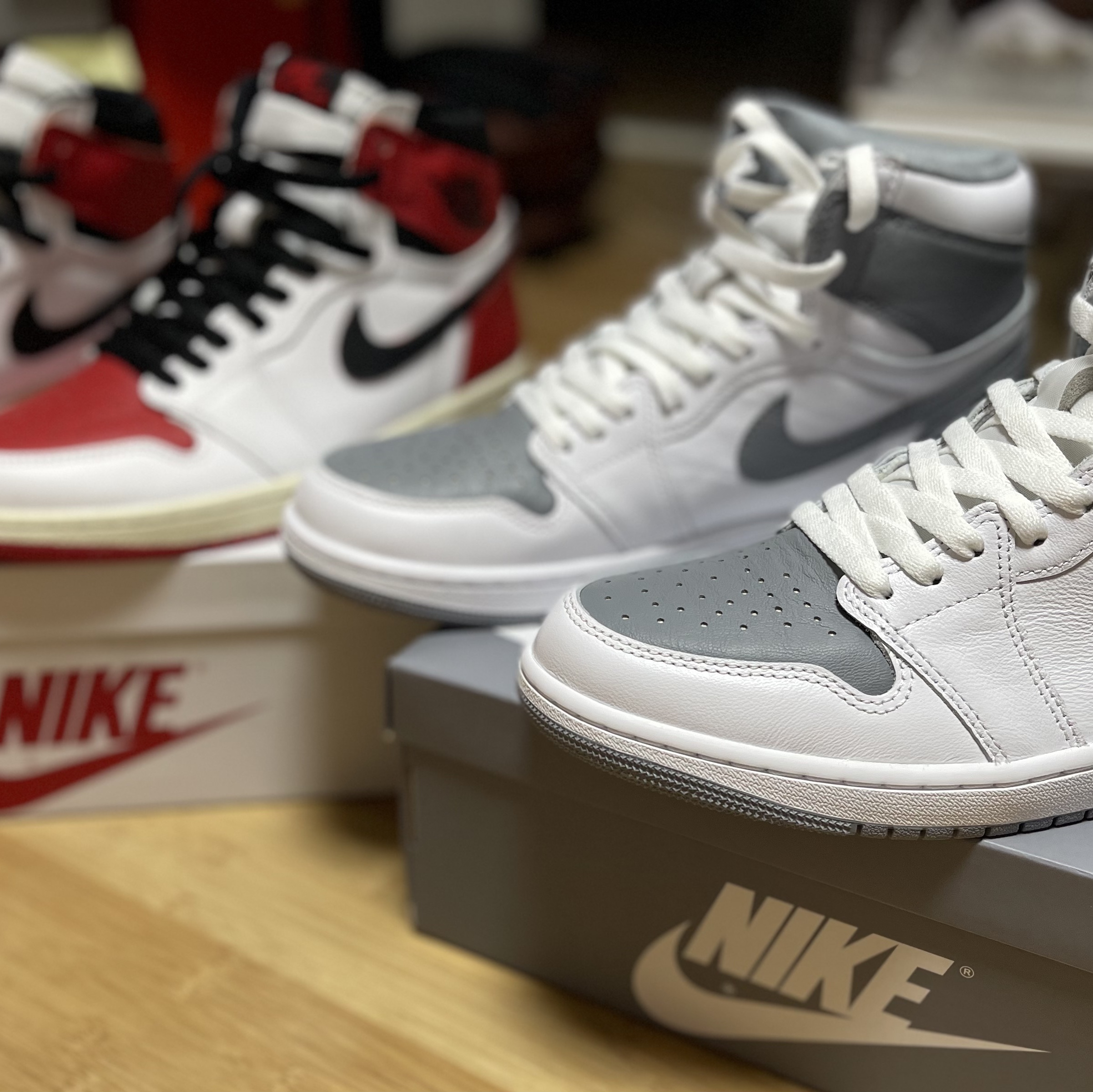 Jordan 1 Retro High OG Stealth, Jordan 1 Retro High OG Heritage 착용 스타일 - 3
