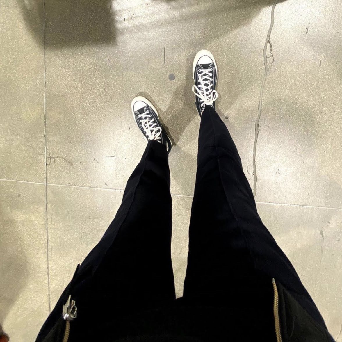 Converse Chuck 70 Hi Black 착용 스타일