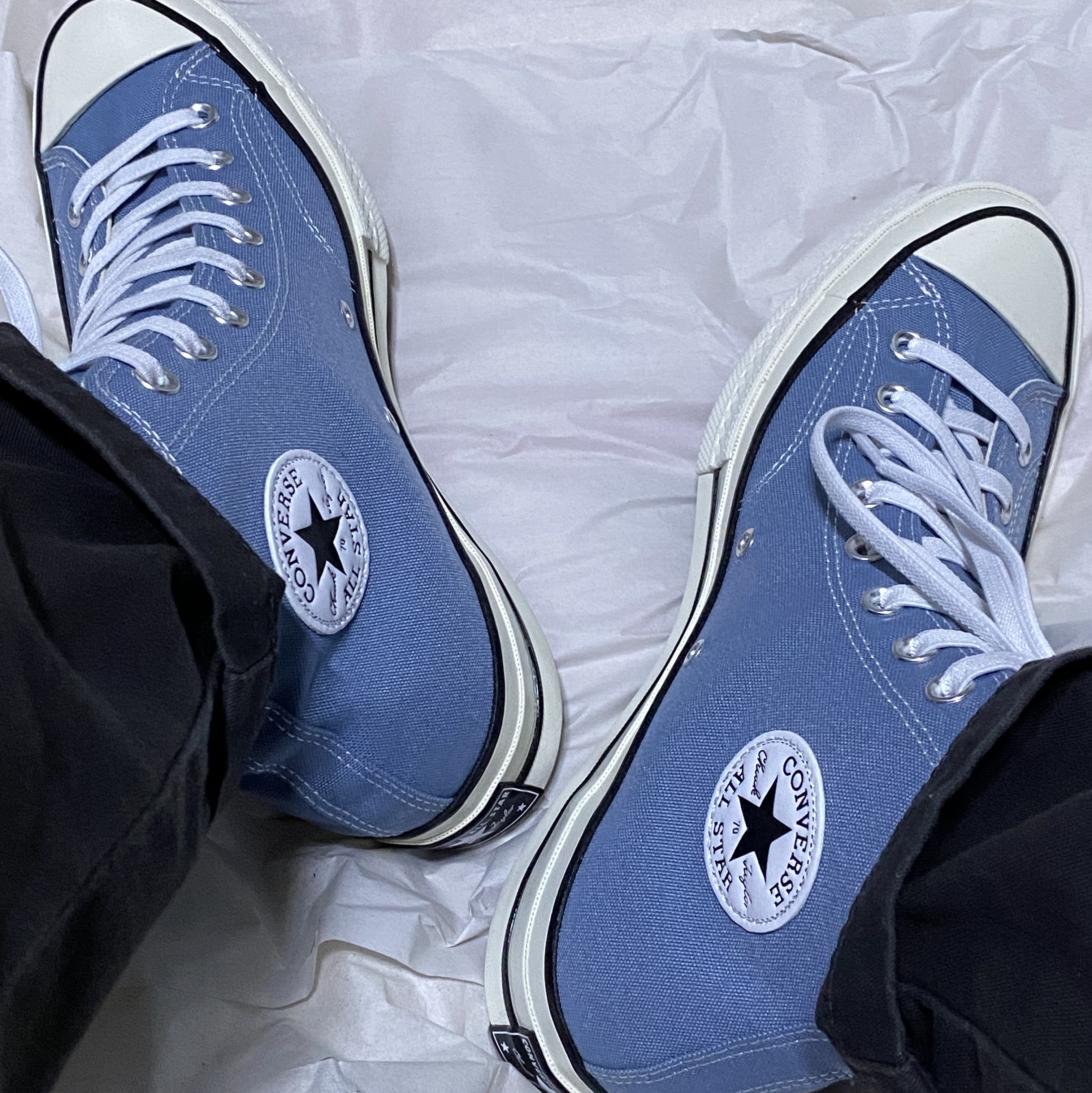 Converse Chuck 70 High Indigo Oxide 착용 스타일 - 3