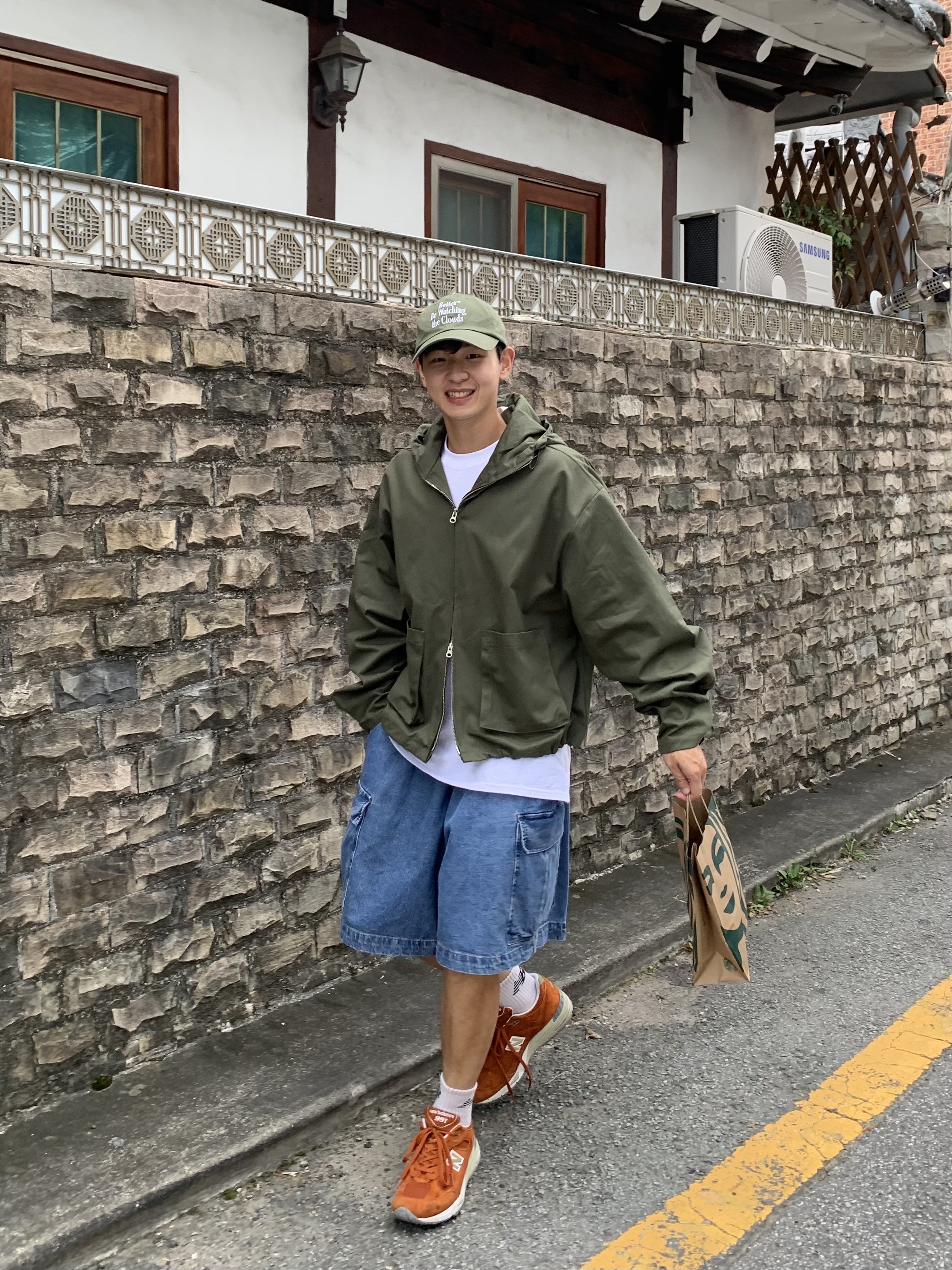 New Balance Made in UK 991 Eastern Species 착용 스타일 - 1