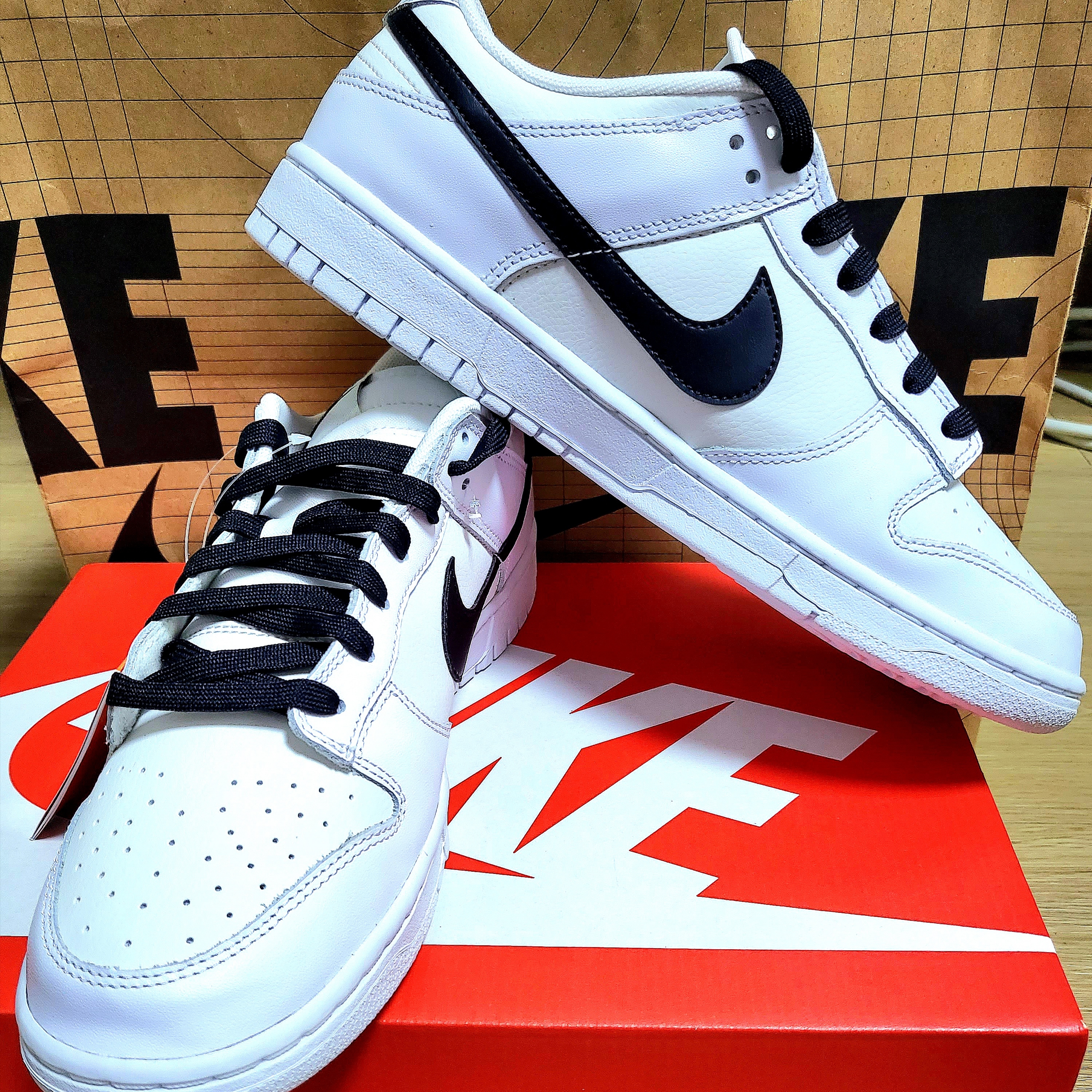 Nike Dunk Low Retro Summit White 착용 스타일 - 4