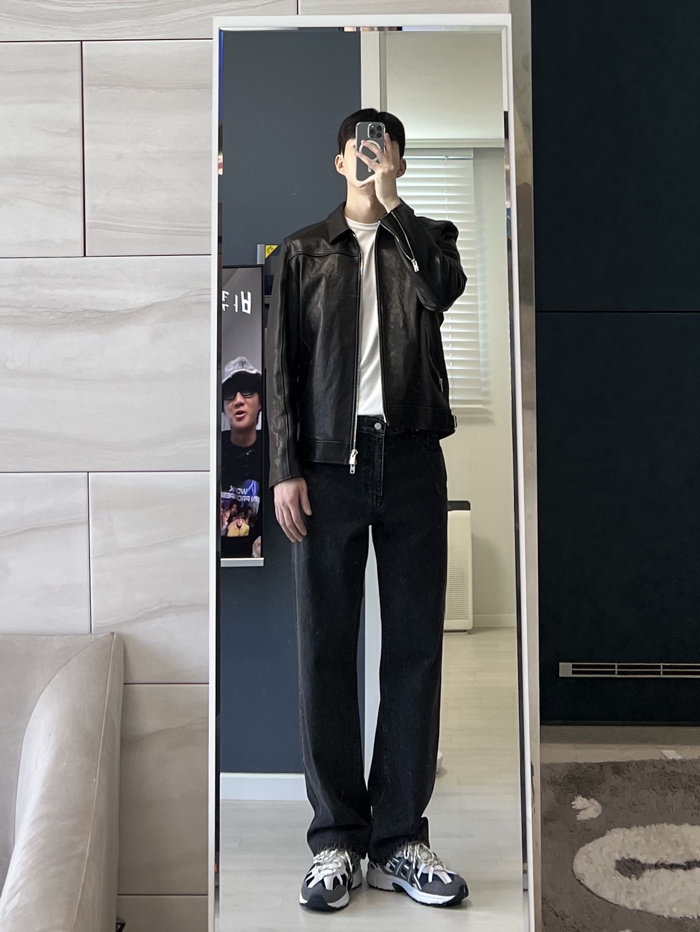 Asics Gel-Sonoma 15-50 French Blue 착용 스타일 - 1