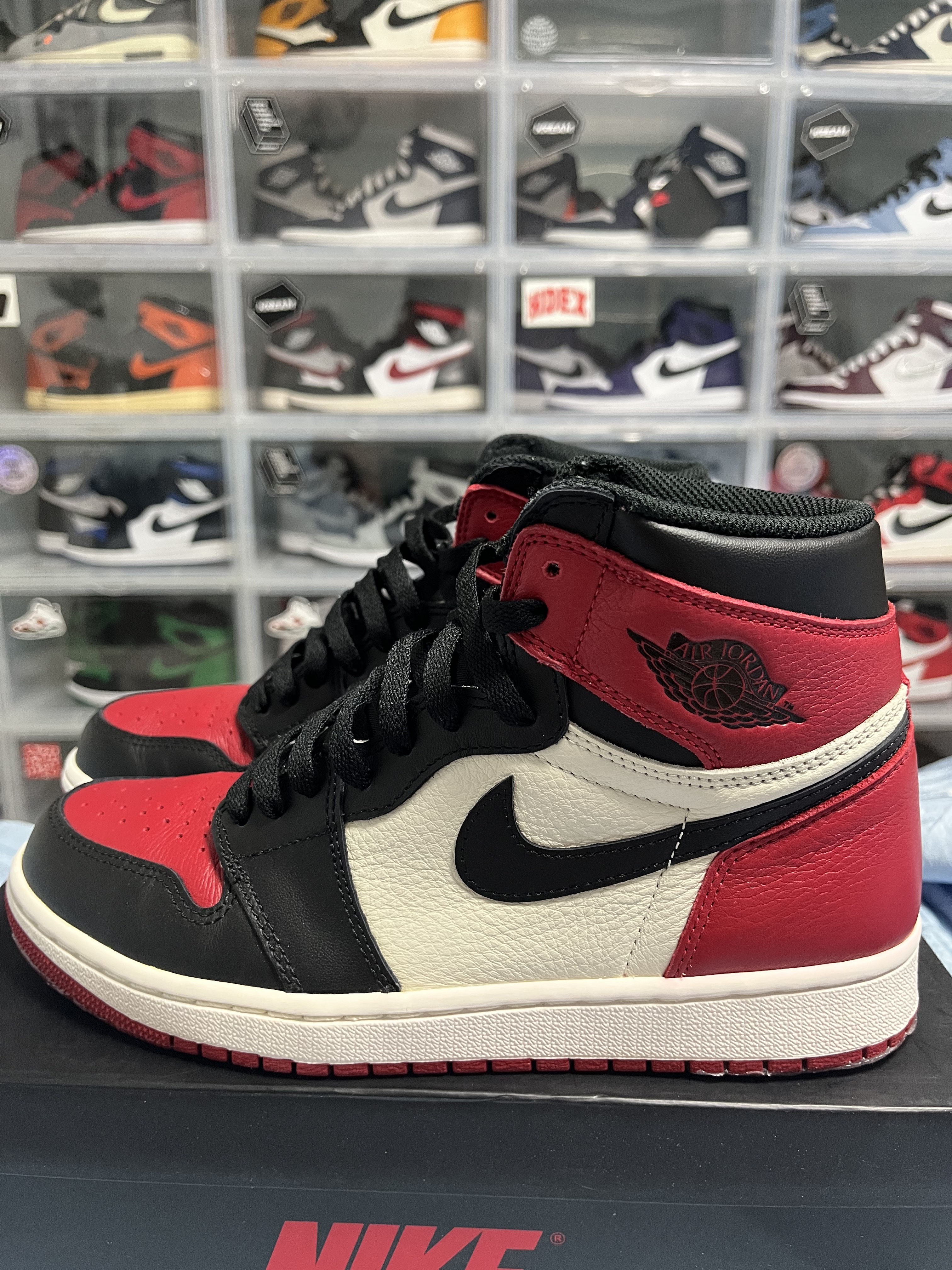 Jordan 1 Retro High OG Bred Toe 착용 스타일
