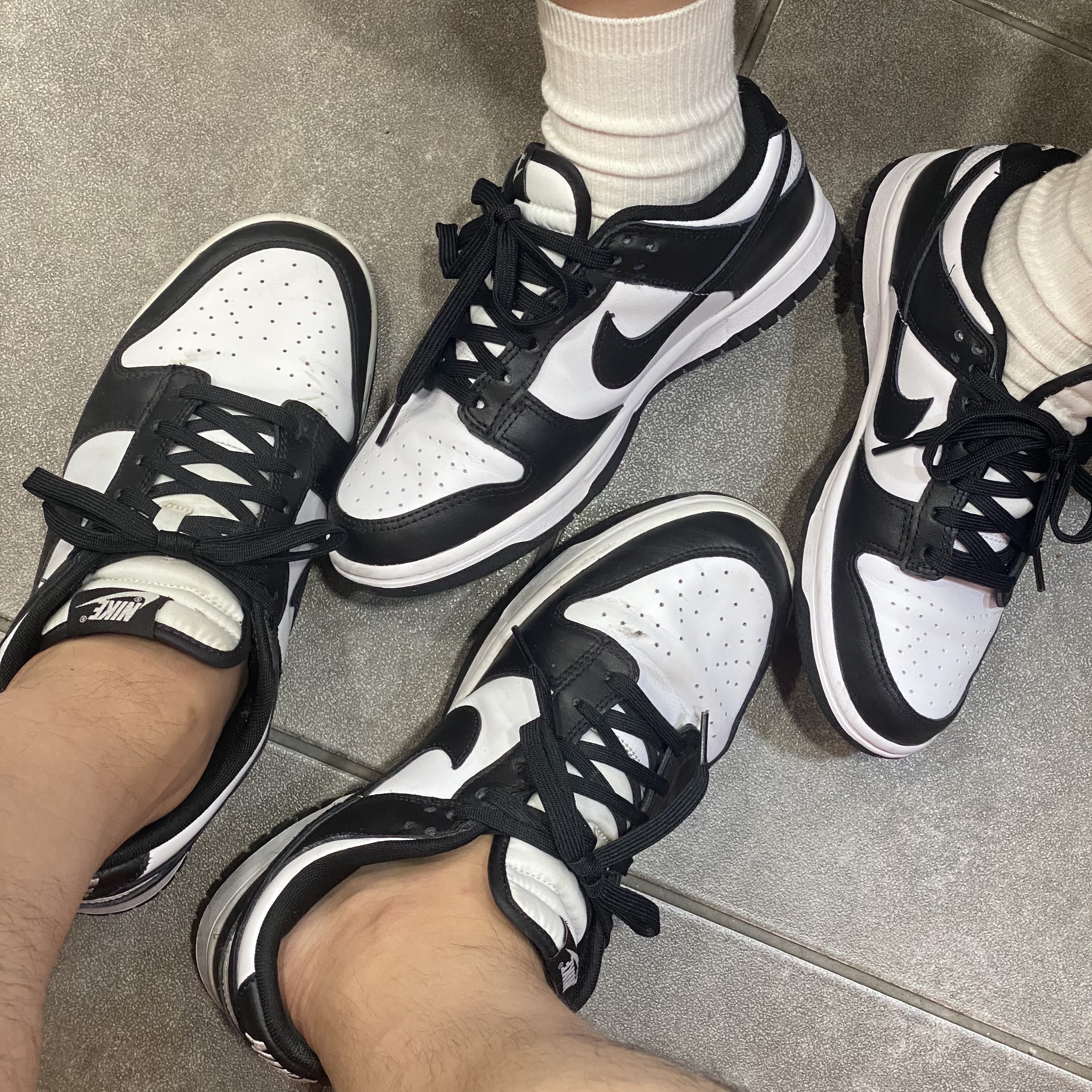 Nike Dunk Low Retro Black 착용 스타일