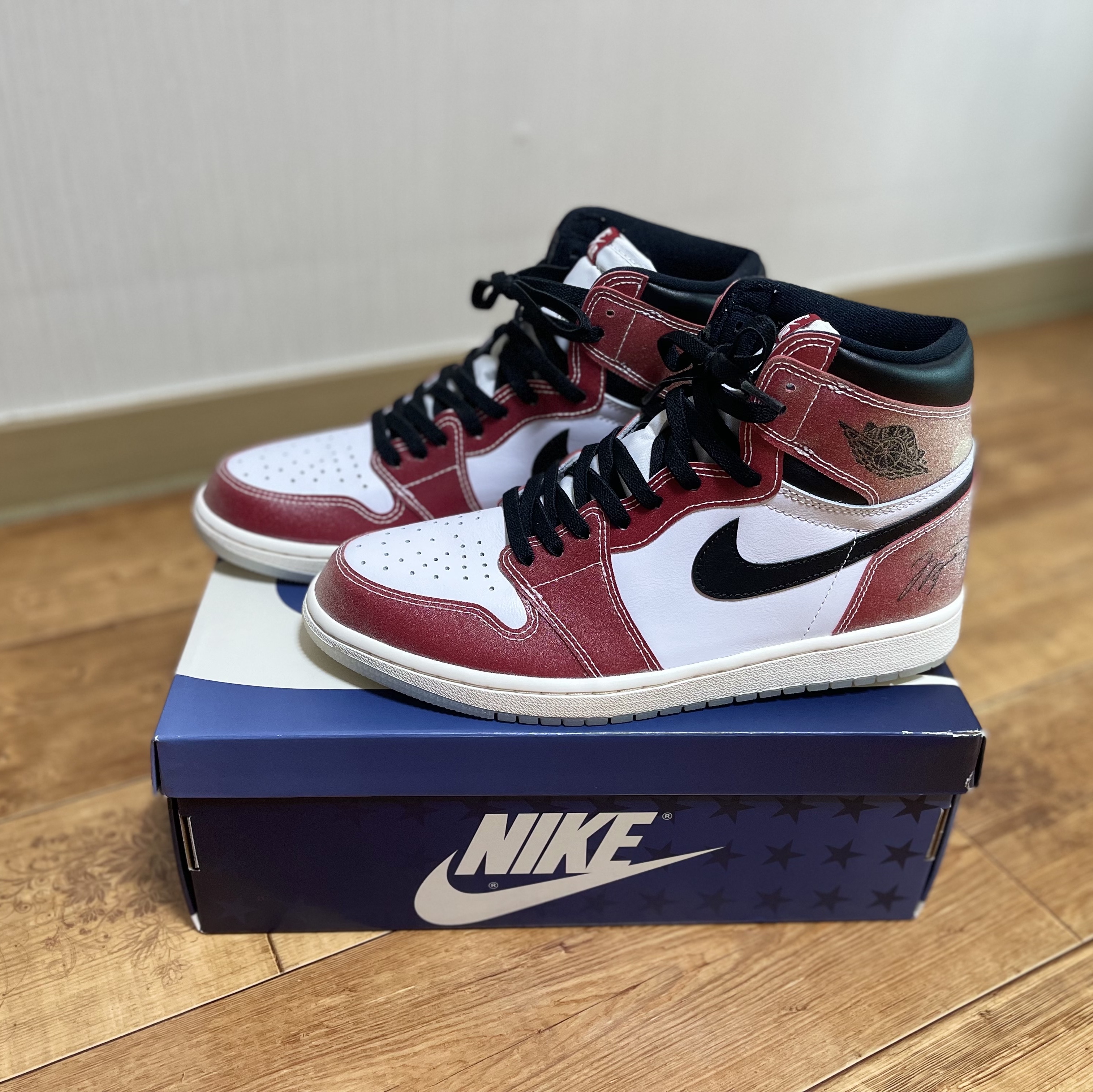 Jordan 1 x Trophy Room Retro High OG SP Chicago 착용 스타일