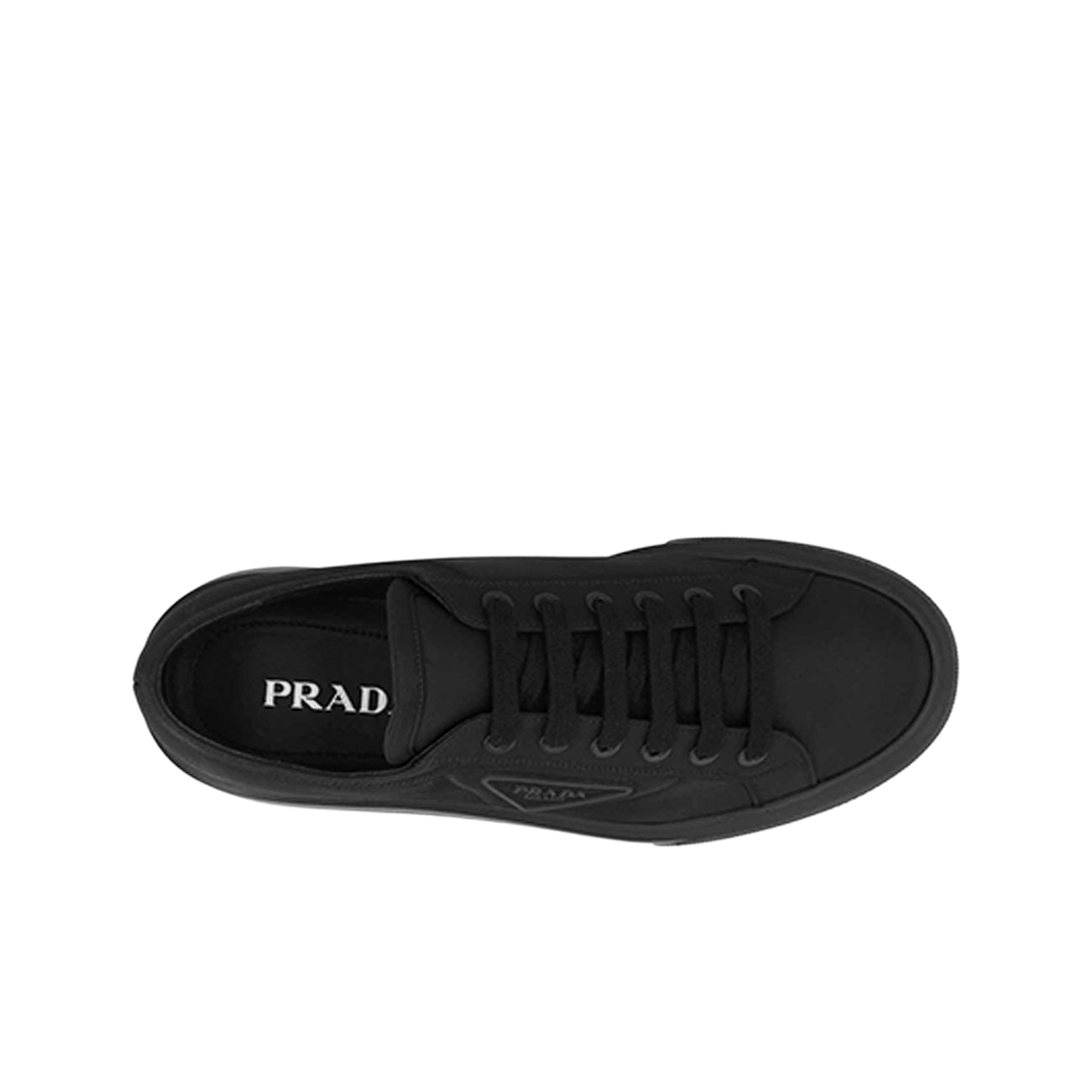 Prada Macro Nylon Sneakers Black 상세 이미지 2