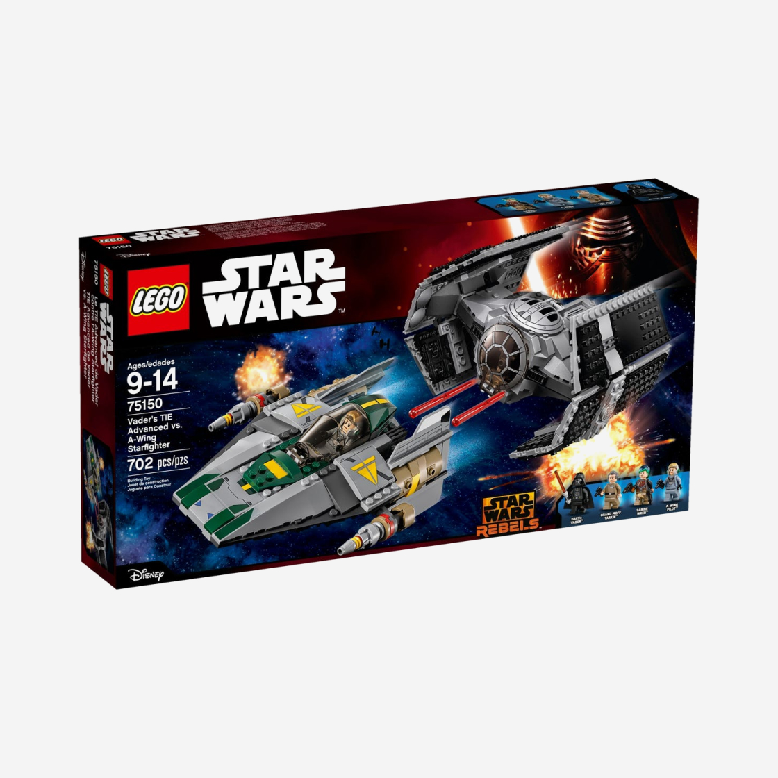 레고 스타워즈 베이더의 타이 어드밴스드 vs. A-윙 스타파이터(Lego Star Wars Vader's TIE Advanced vs. A-Wing Starfighter Star Wars) - 2