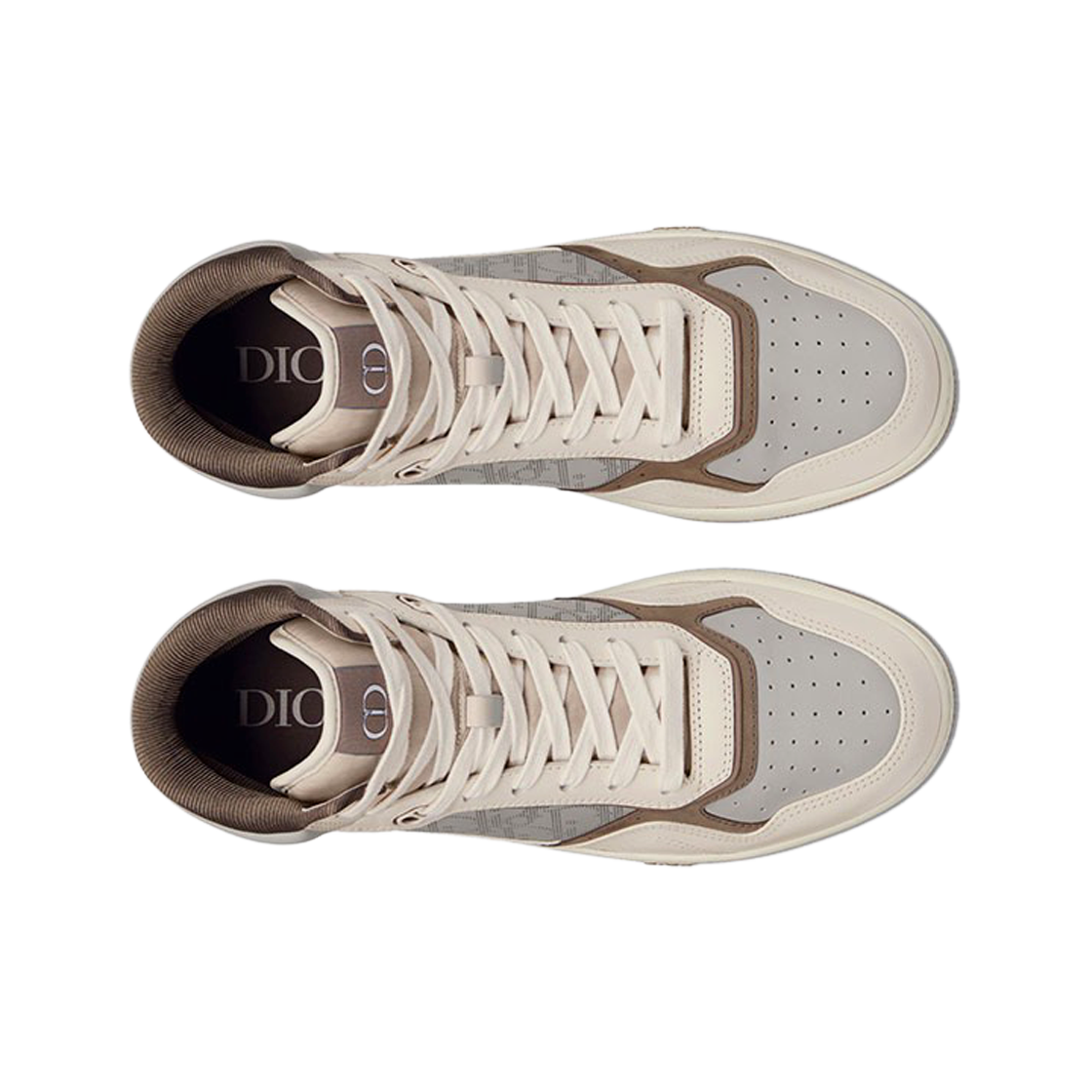 디올 B27 하이탑 스니커즈 크림 그레이지(Dior B27 High-Top Sneakers Cream Greige) - 2