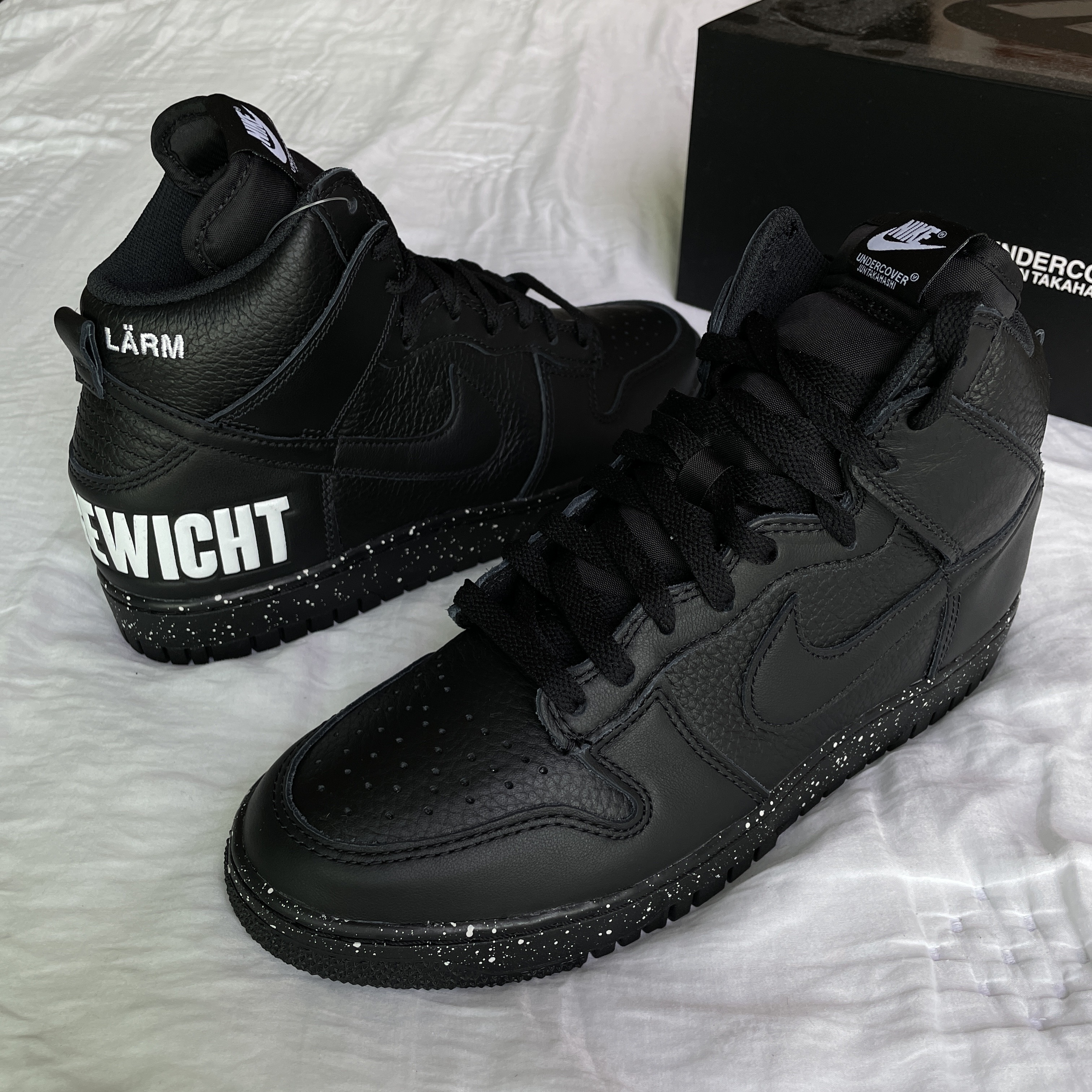Nike x Undercover Dunk High 1985 Black 착용 스타일
