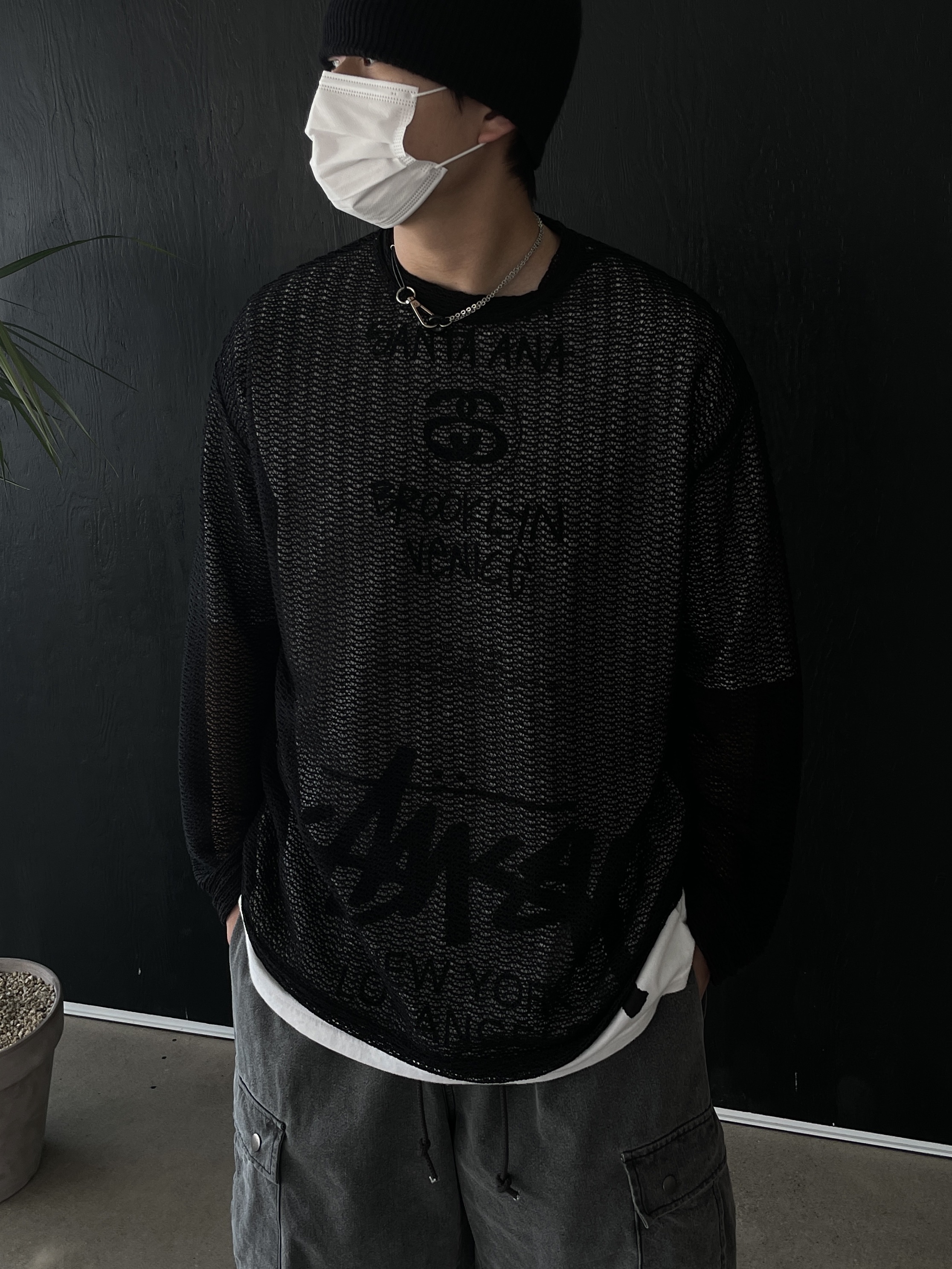 Stussy x Takahiromiyashita The Soloist 40 WT T-Shirt 착용 스타일 - 4