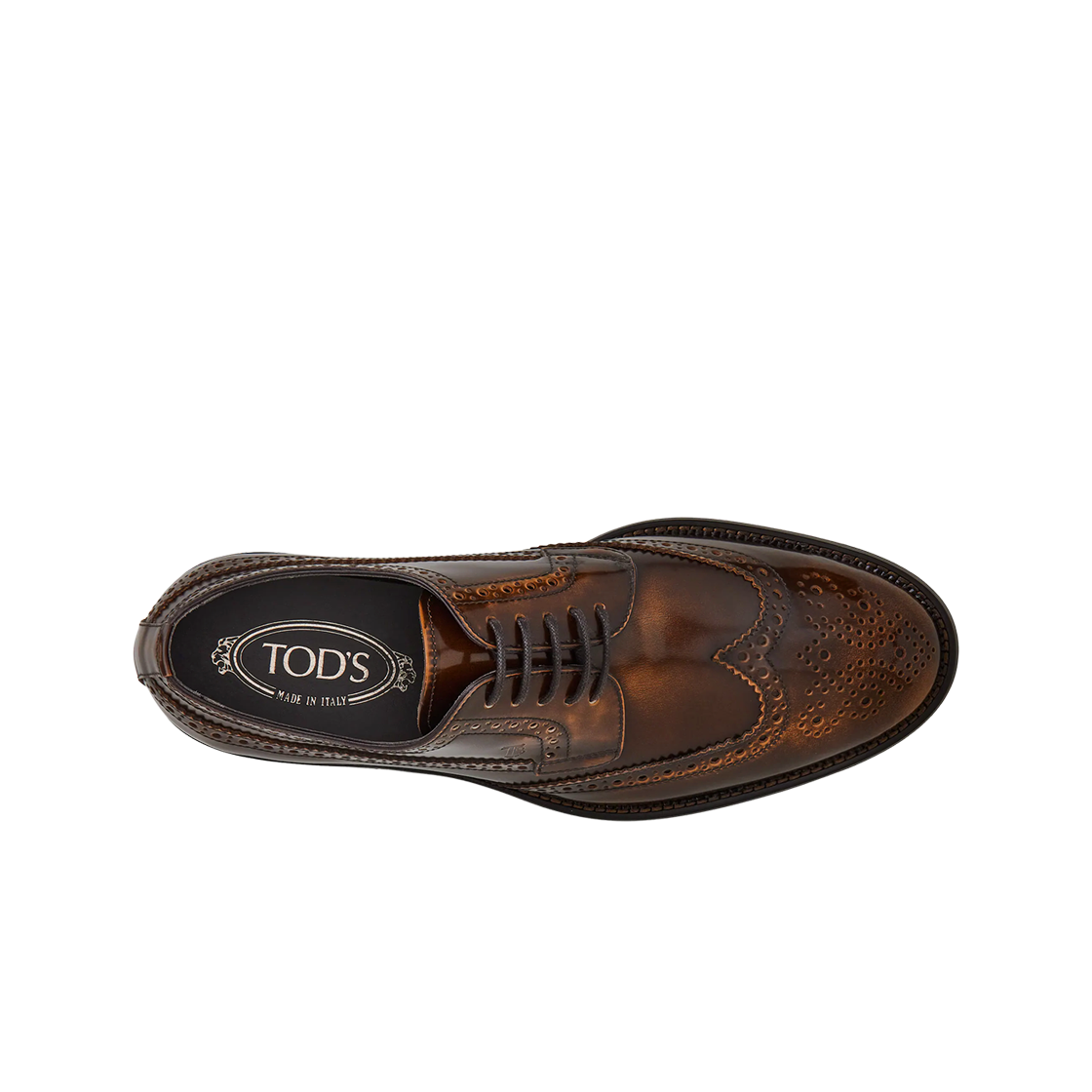 토즈 가죽 레이스업 슈즈 브라운(Tod's Leather Lace-Up Shoes Brown) - 2