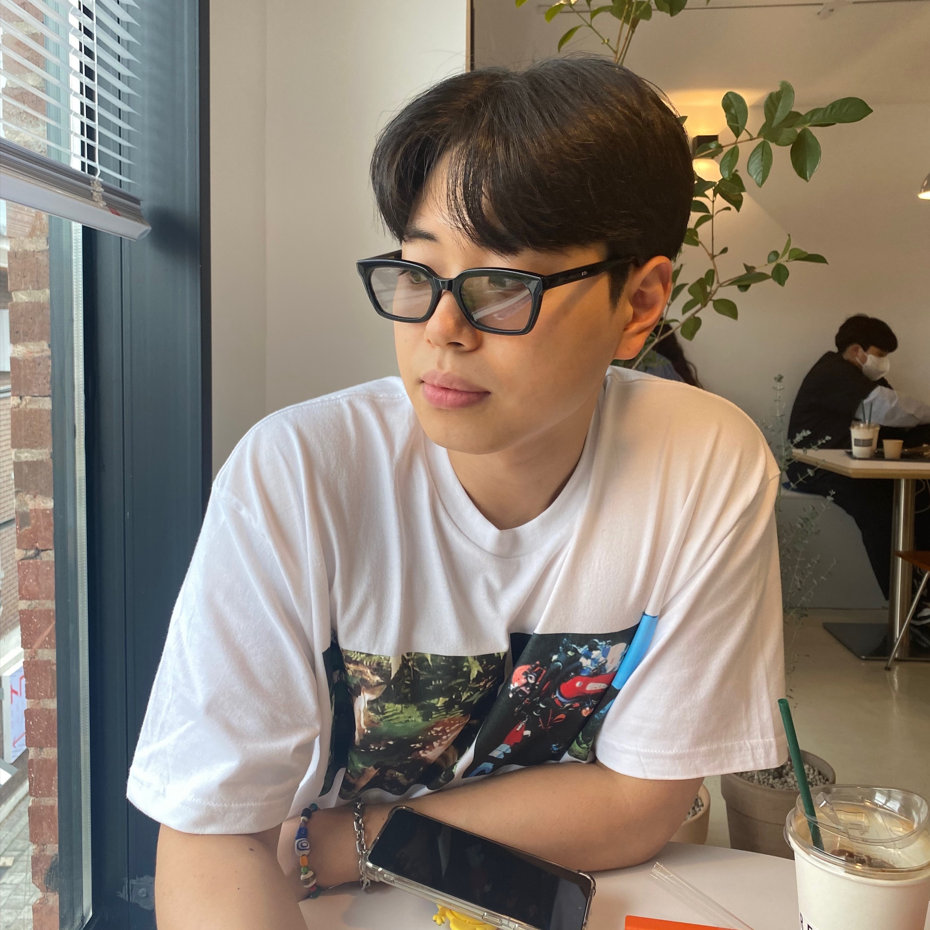 Supreme x Comme des Garcons Junya Watanabe Man Nature T-Shirt White - 21FW 착용 스타일