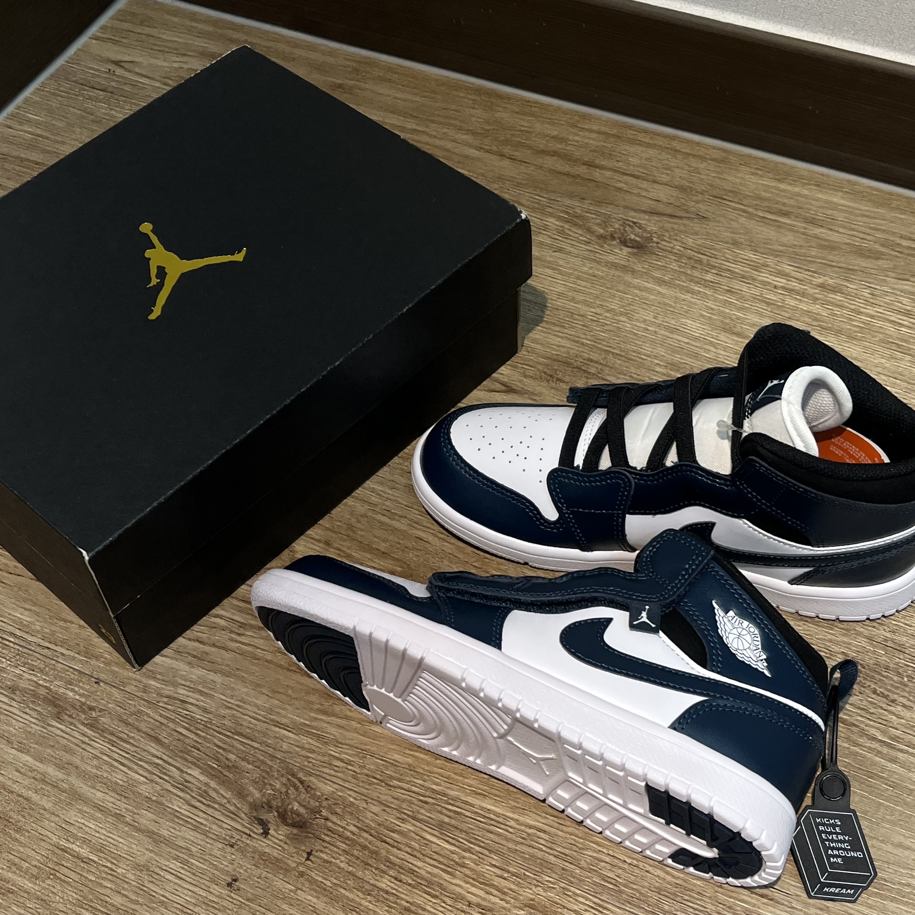 (PS) Jordan 1 Mid Alt Armory Navy 착용 스타일
