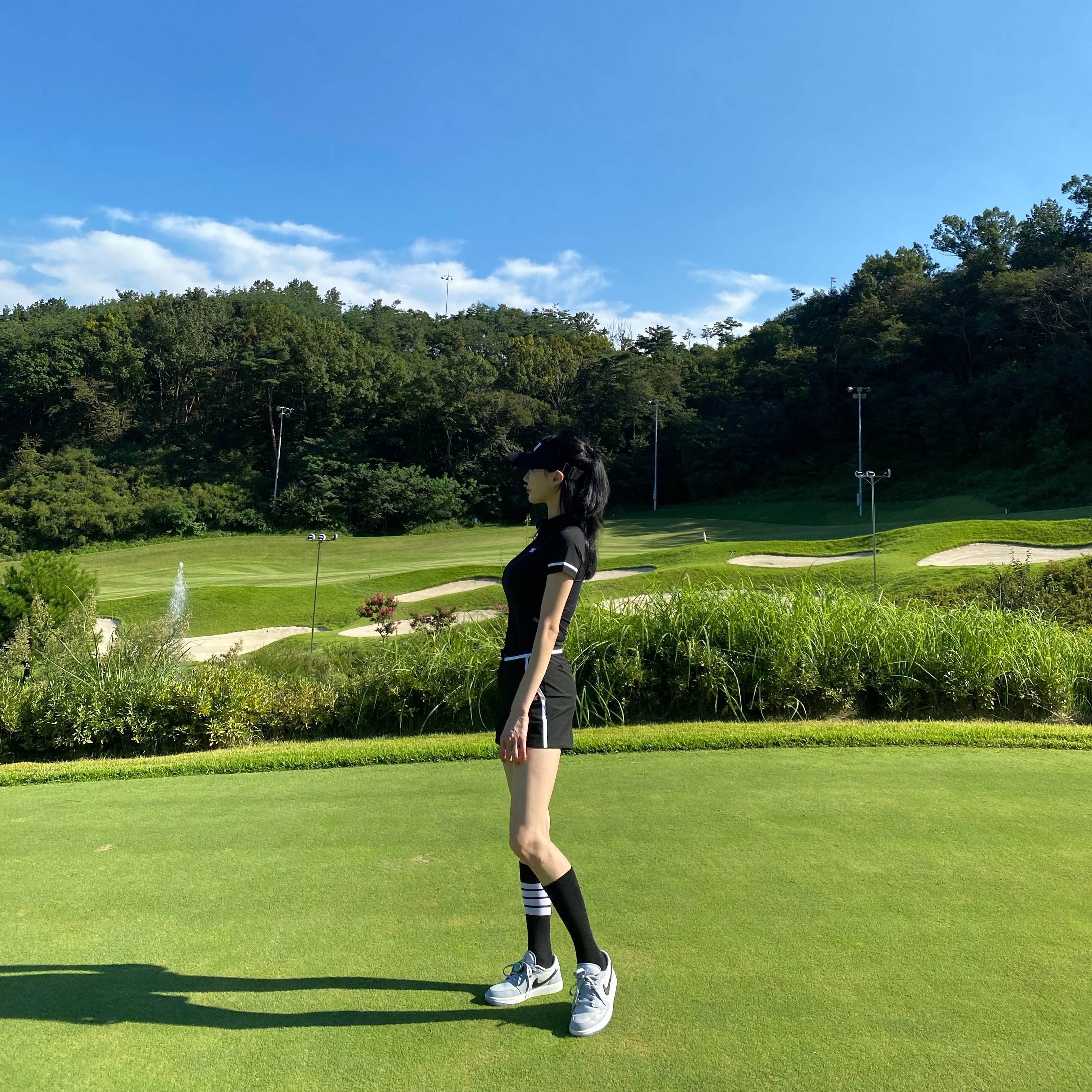 Jordan 1 Low Golf Wolf Grey 착용 스타일