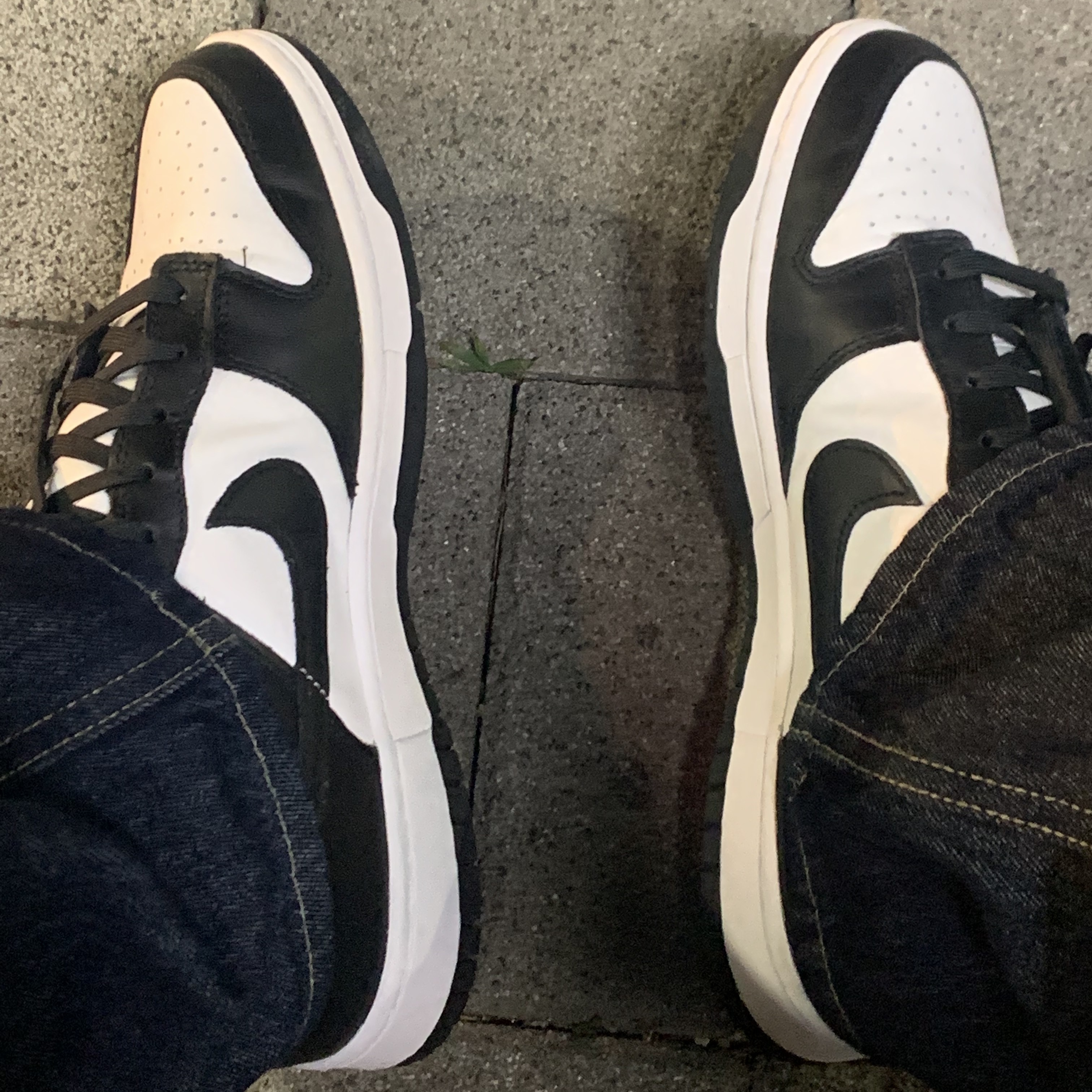 Nike Dunk Low Retro Black 착용 스타일