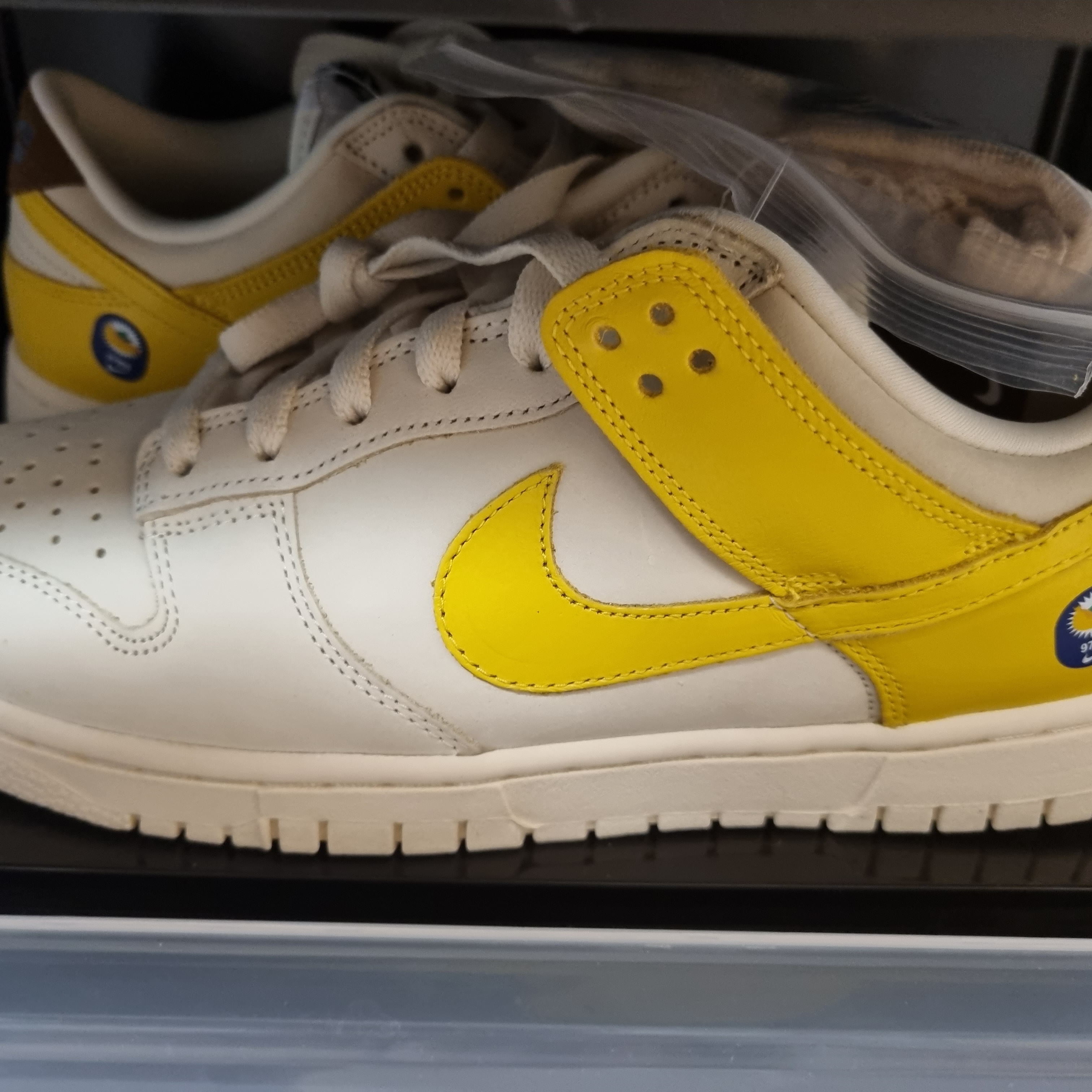 (W) Nike Dunk Low LX Banana 착용 스타일