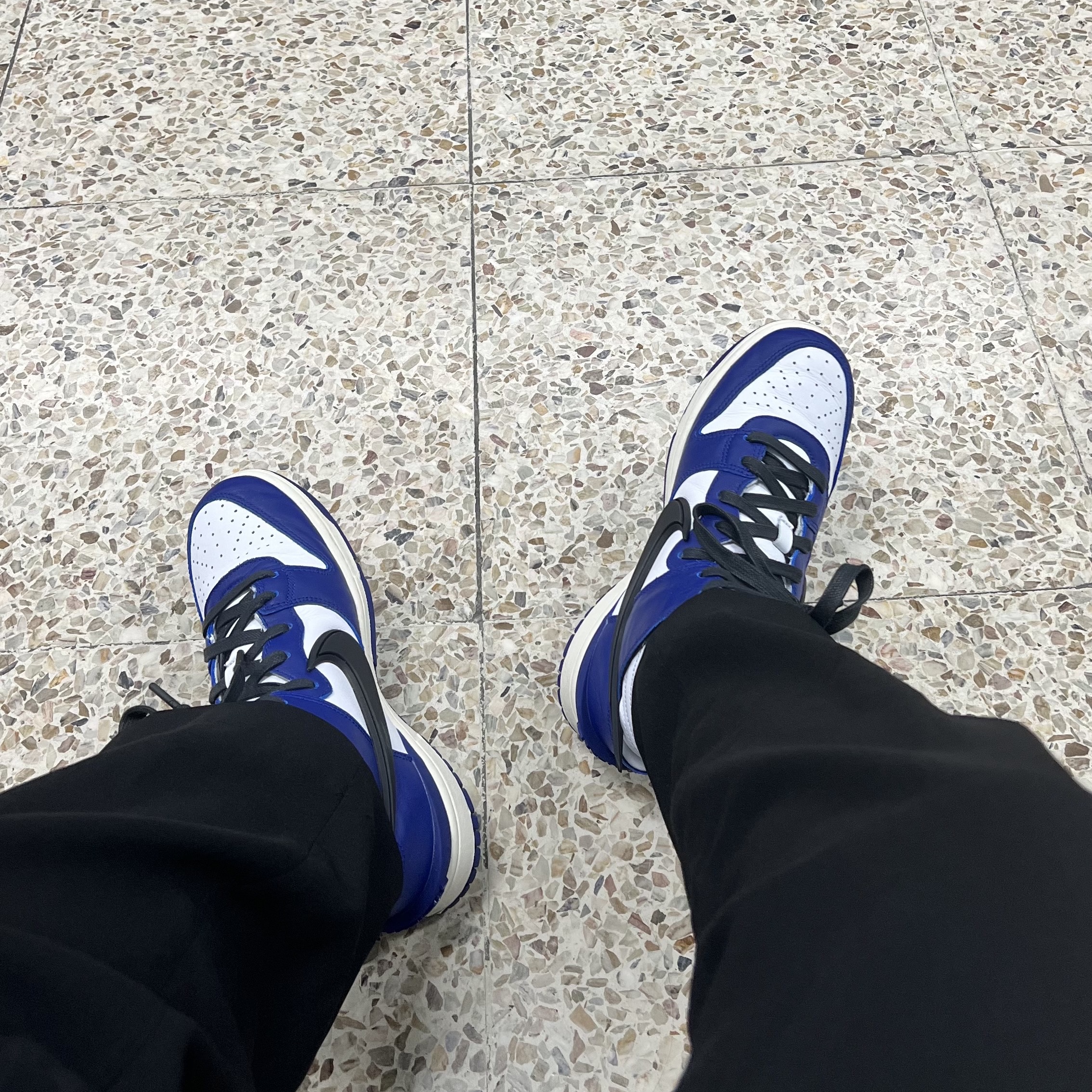 Nike x Ambush Dunk High Deep Royal Blue 착용 스타일 - 1