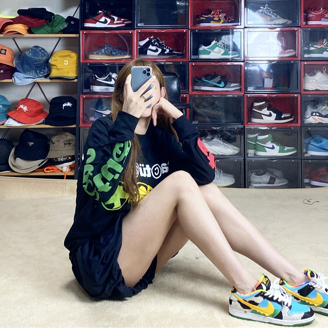 Nike x Ben & Jerry's SB Dunk Low Chunky Dunky 착용 스타일 - 1