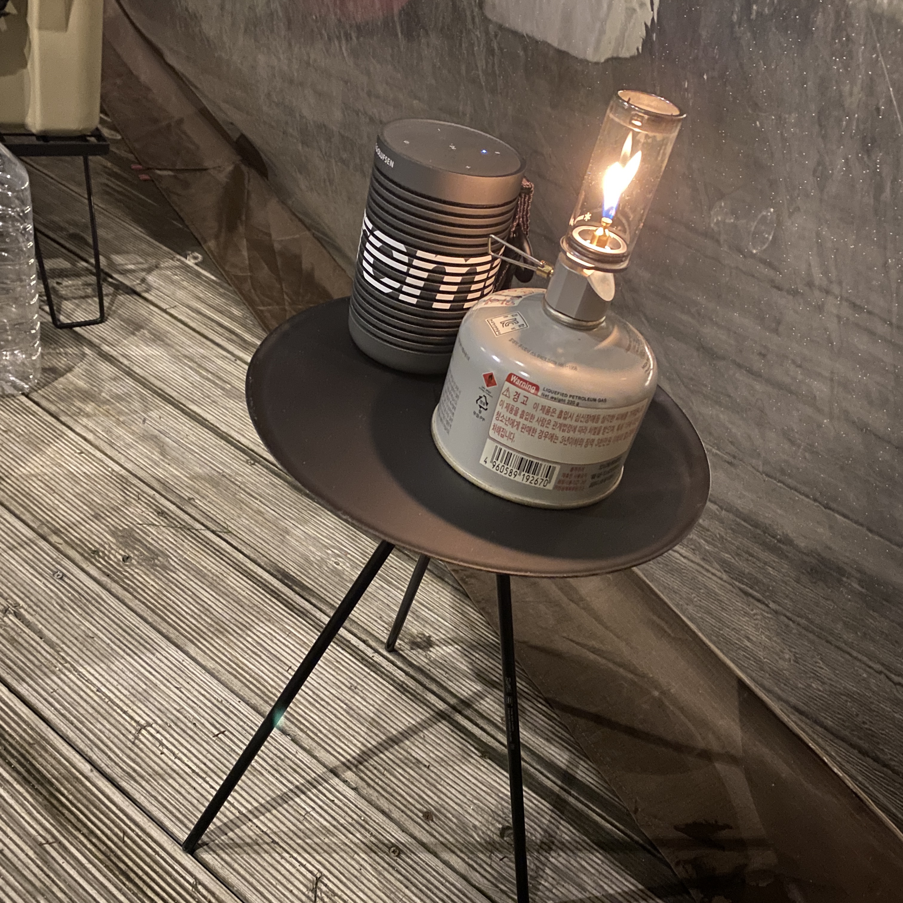 Helinox Table O Blackout Edition 착용 스타일