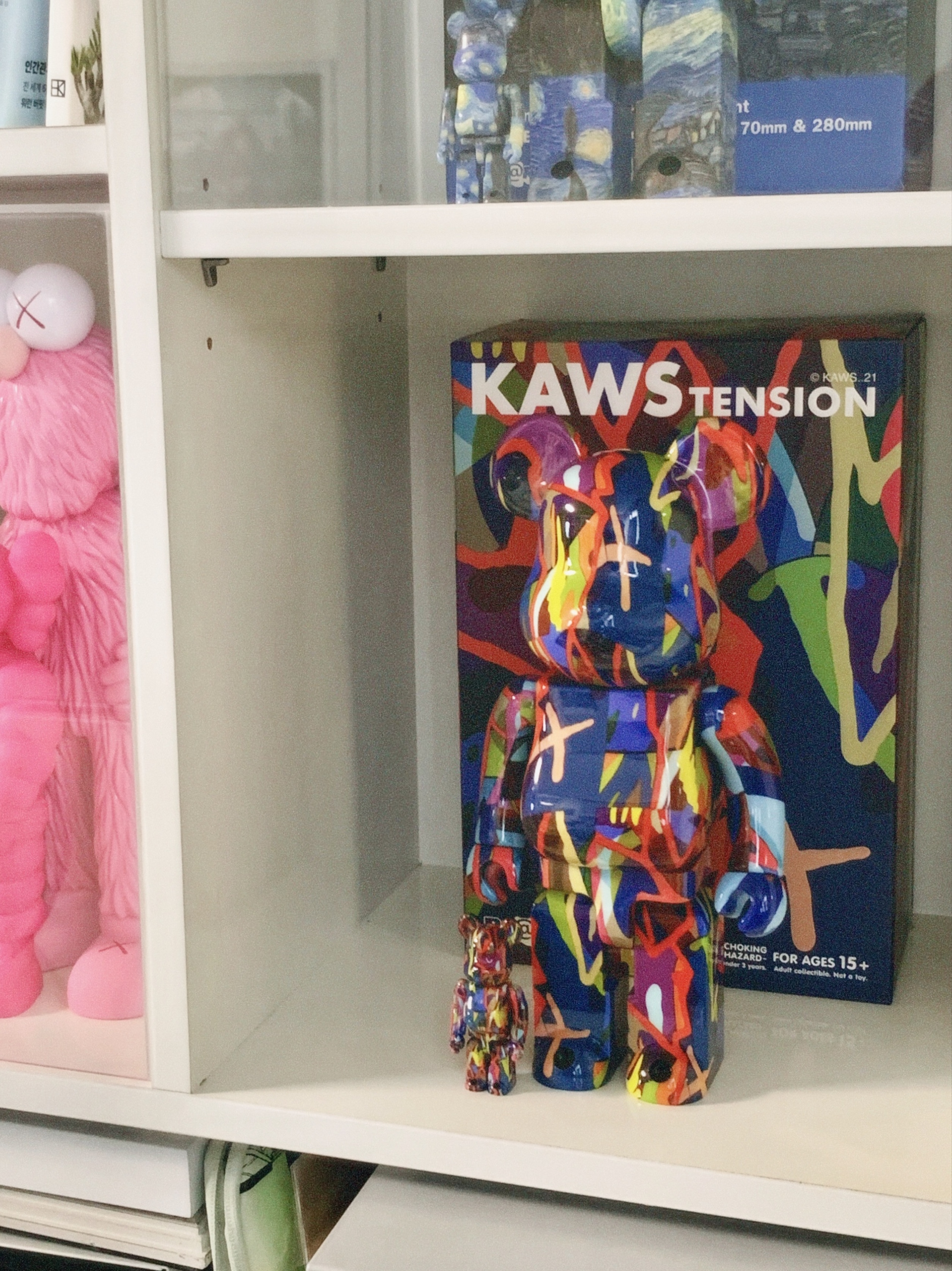 Bearbrick x Kaws Tension 100% & 400% Set 착용 스타일 - 2