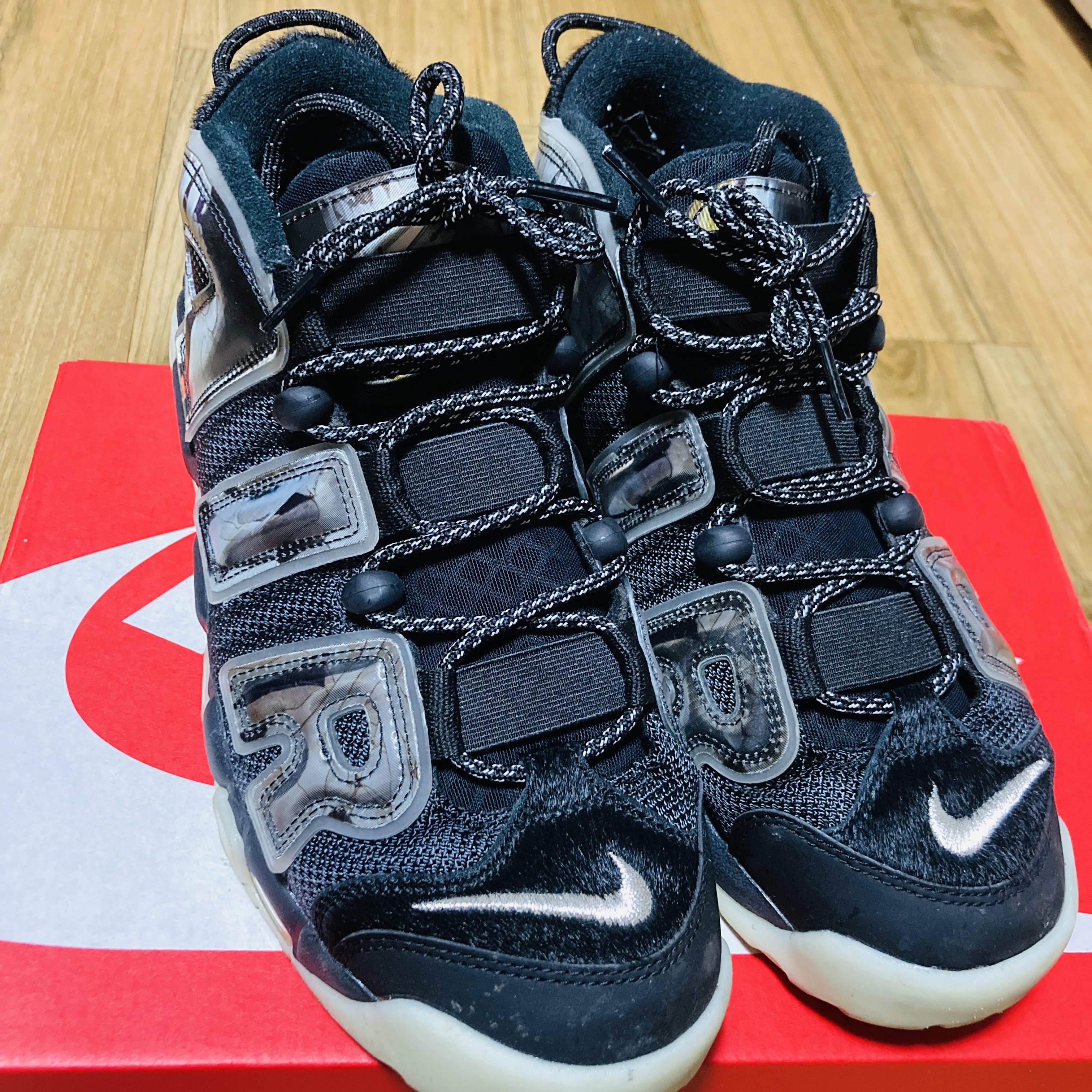 Nike Air More Uptempo Utagawa Kuniyoshi 착용 스타일 - 1