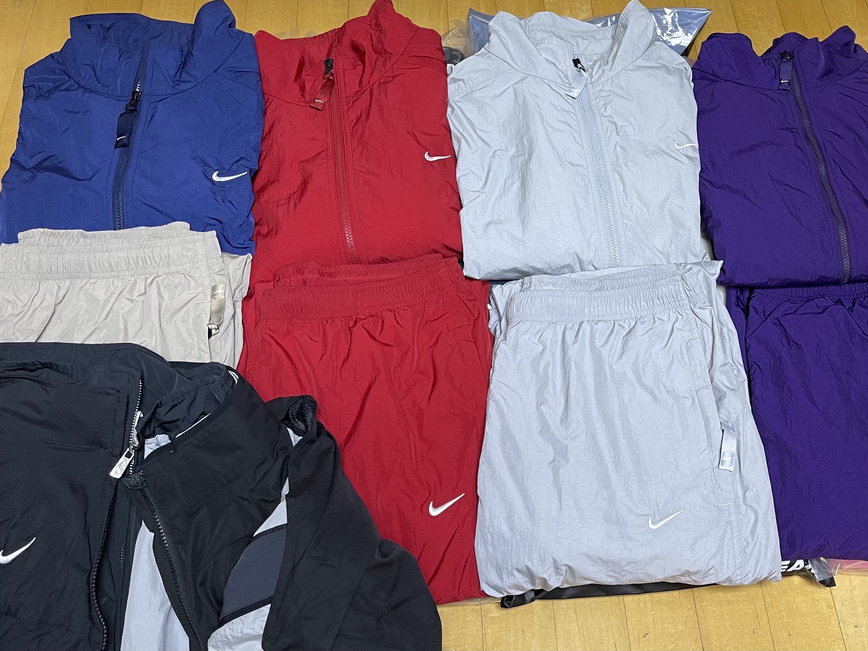 Nike M NRG DH Jacket Black, Nike M NRG Track Jacket Light Smoke Grey 착용 스타일