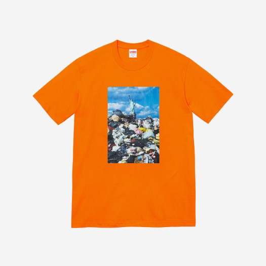 슈프림 트래시 티셔츠 오렌지 - 22FW