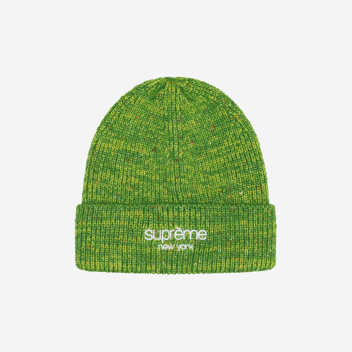 Supreme Rainbow Speckle Beanie Green - 22FW 상세 이미지 1