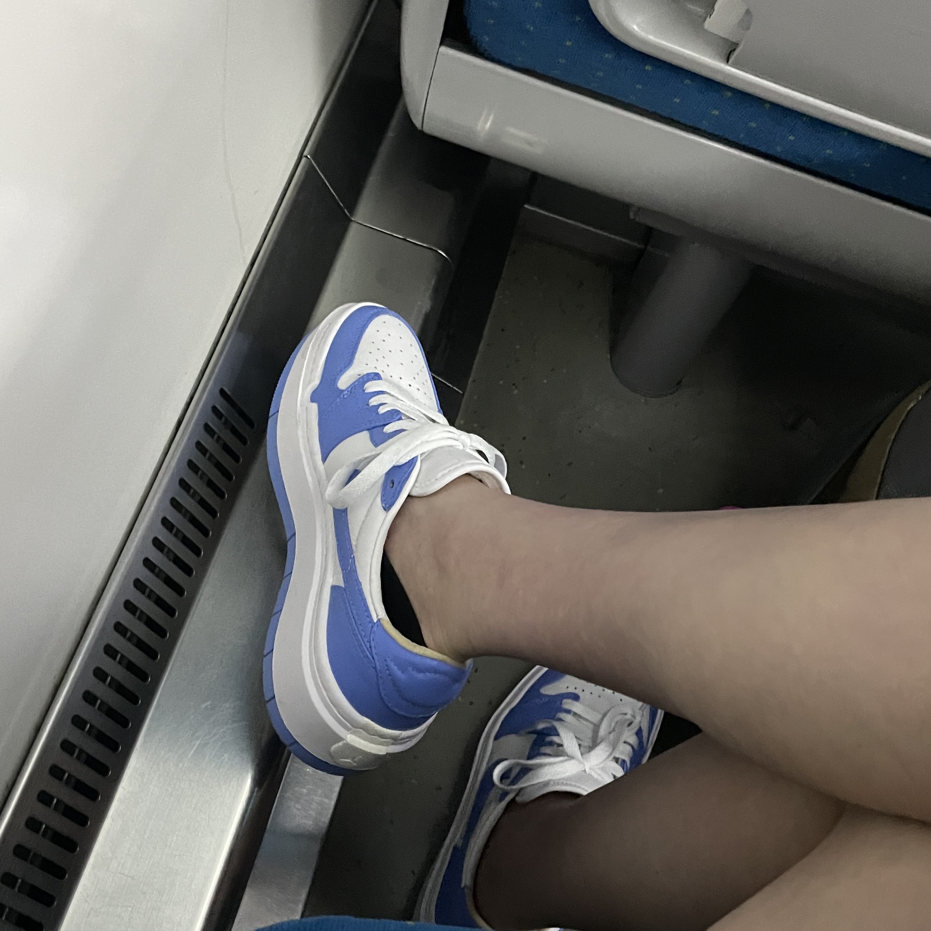 (W) Jordan 1 Elevate Low SE University Blue 착용 스타일 - 2