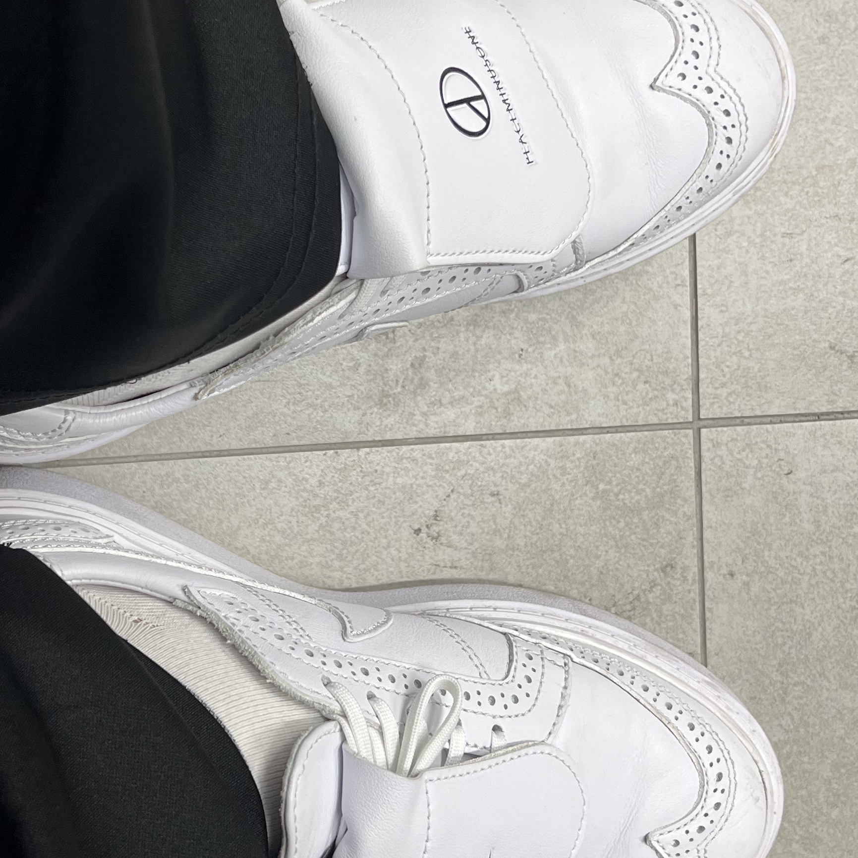 Nike x Peaceminusone Kwondo1 White 착용 스타일 - 1