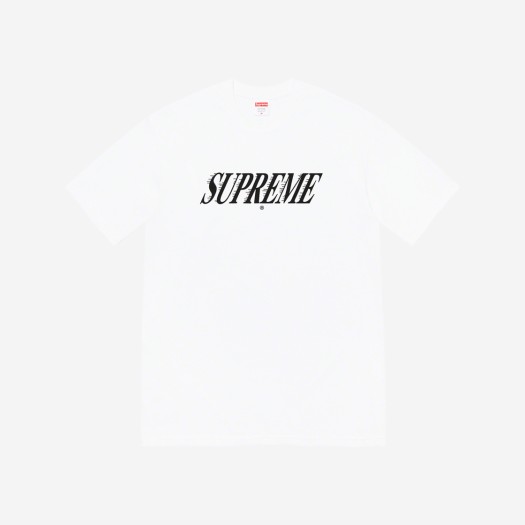 슈프림 슬랩 샷 티셔츠 화이트 - 22FW