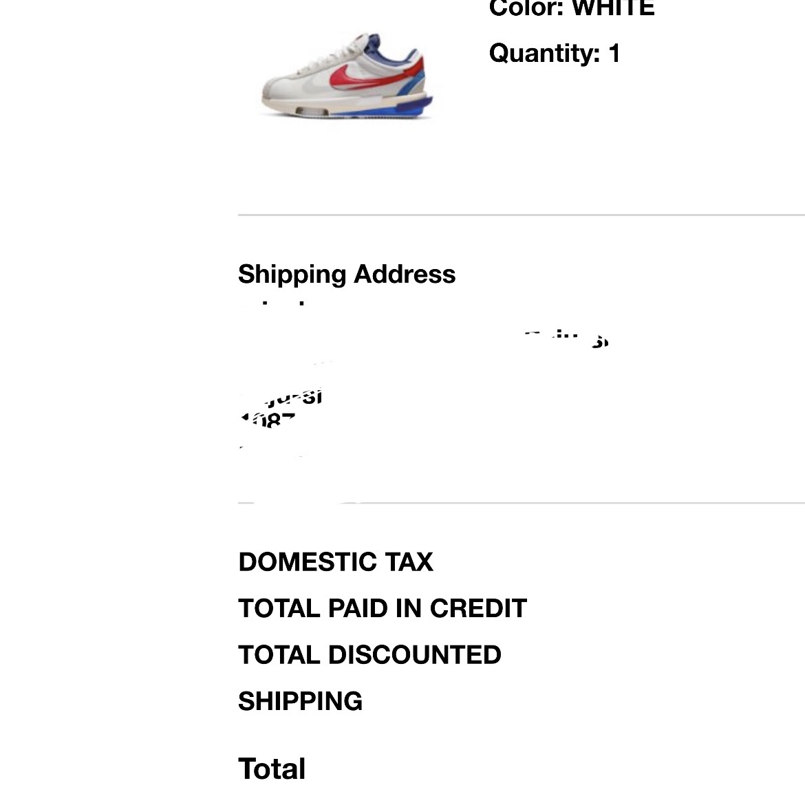 Nike x Sacai Zoom Cortez SP White and University Red 착용 스타일