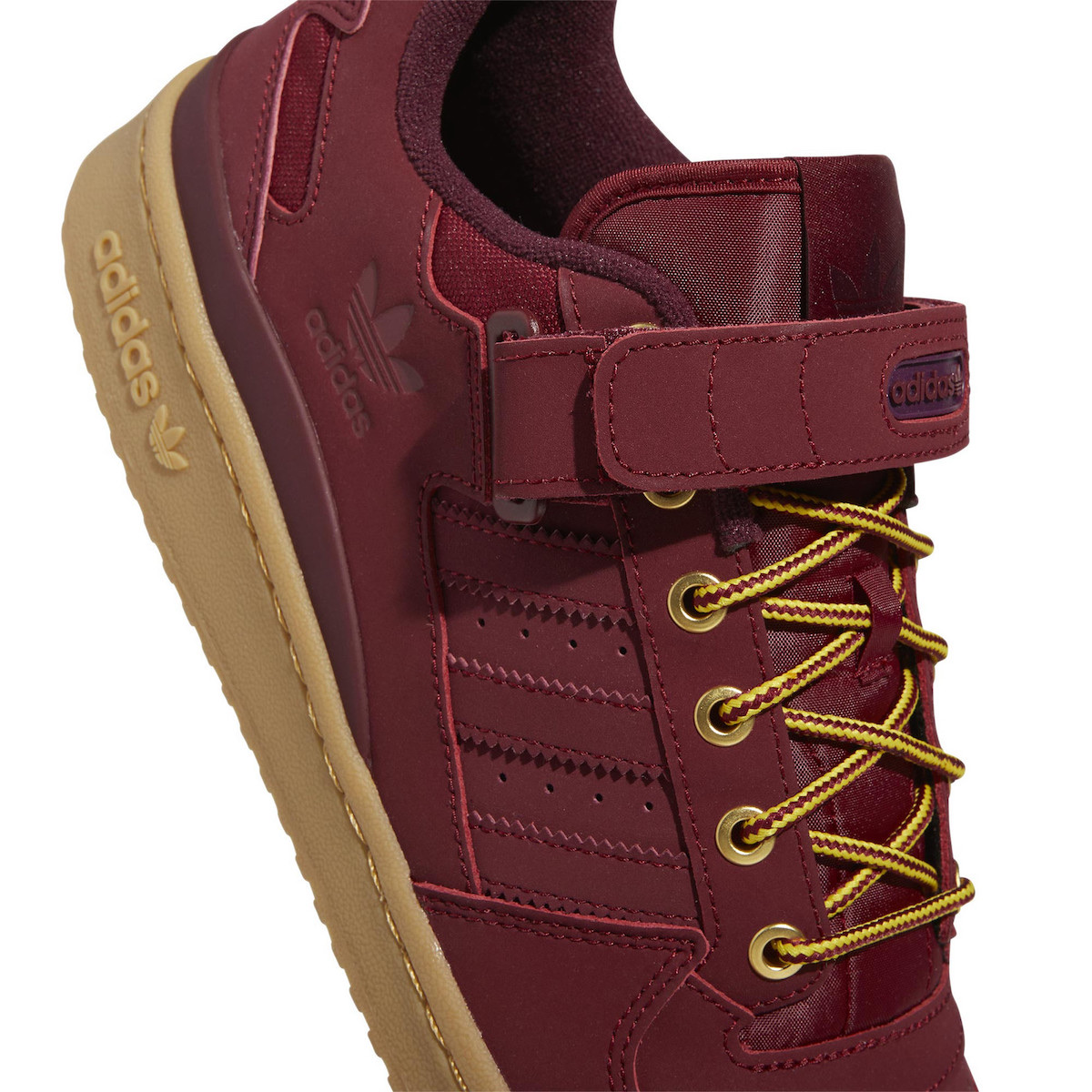 Adidas x Human Made Forum Low Grey Burgundy, Adidas Campus Collegiate Burgundy 착용 스타일 - 4