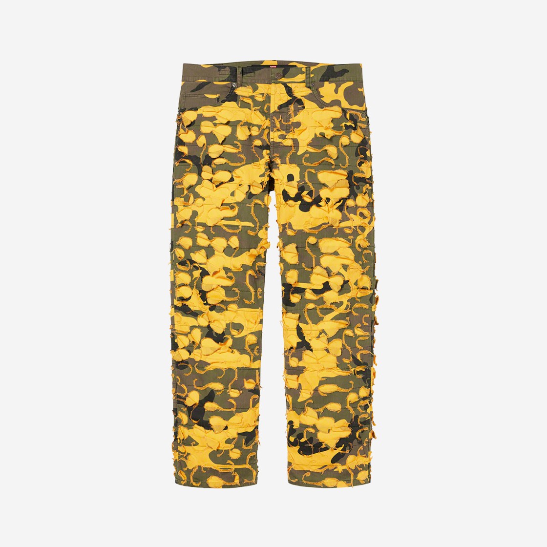 Supreme x Griffin 5-Pocket Jean Yellow Camo - 22FW 상세 이미지 1