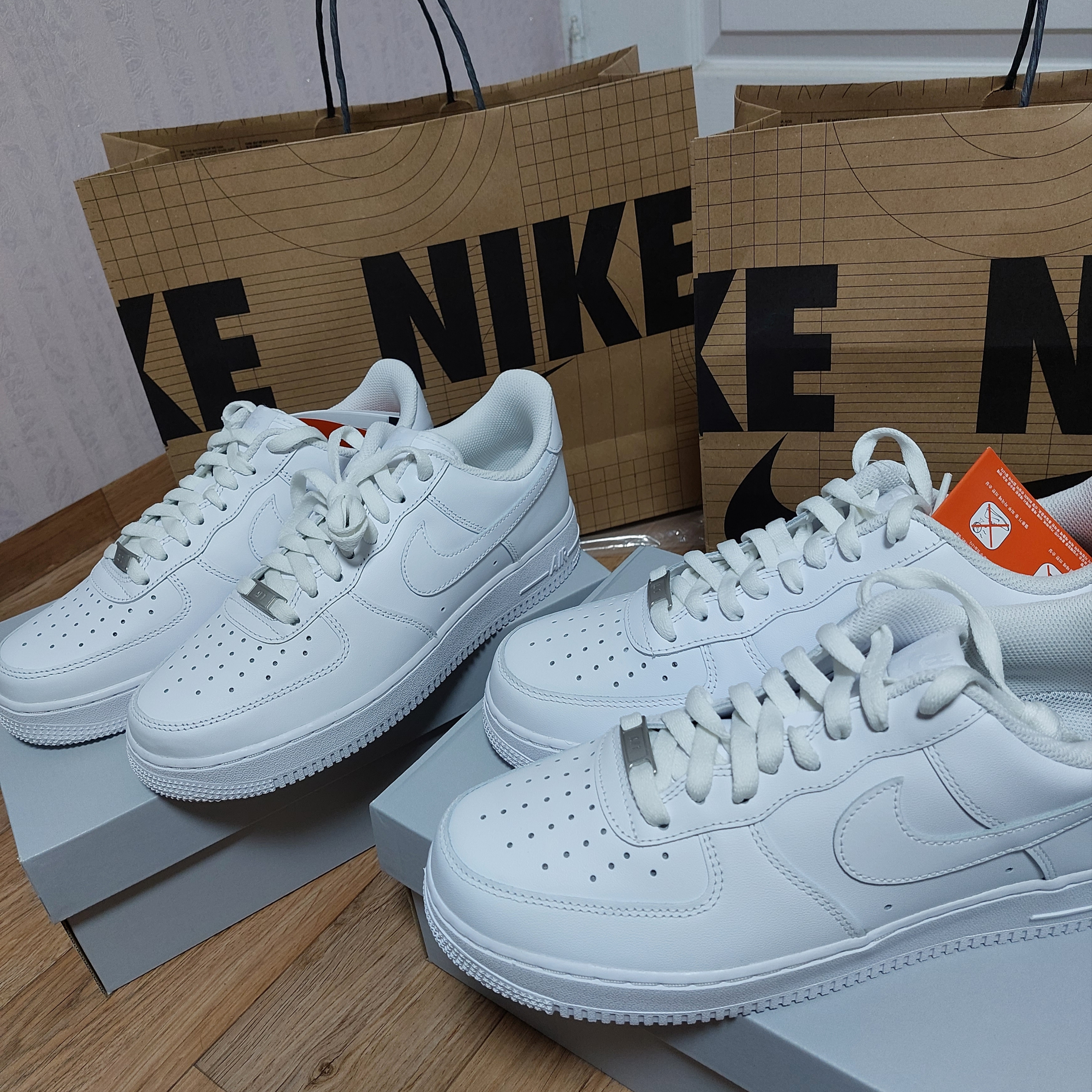 Nike Air Force 1 '07 Low White 착용 스타일