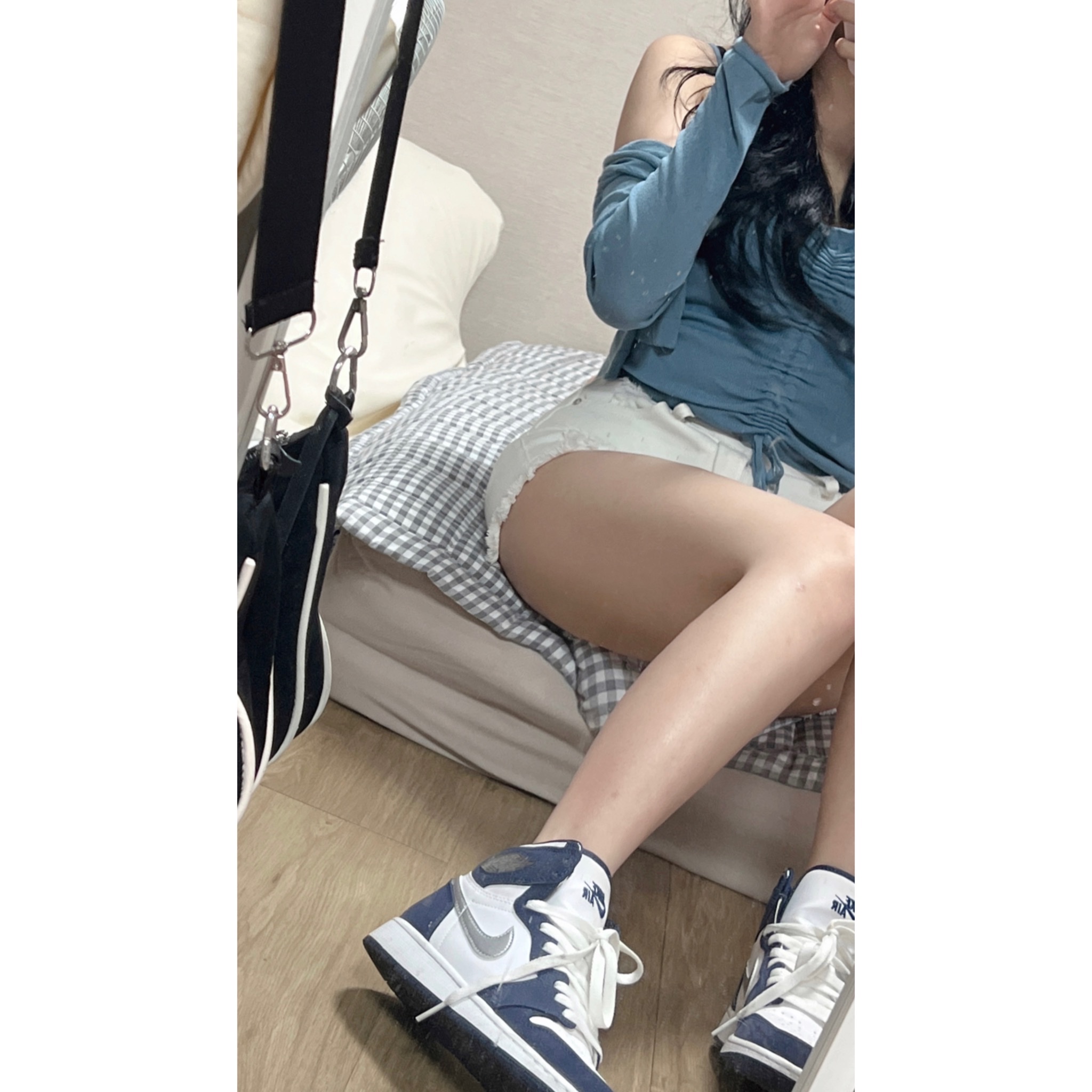 Jordan 1 Retro High OG CO.JP Midnight Navy, (GS) Jordan 1 Retro High OG CO.JP Midnight Navy 착용 스타일