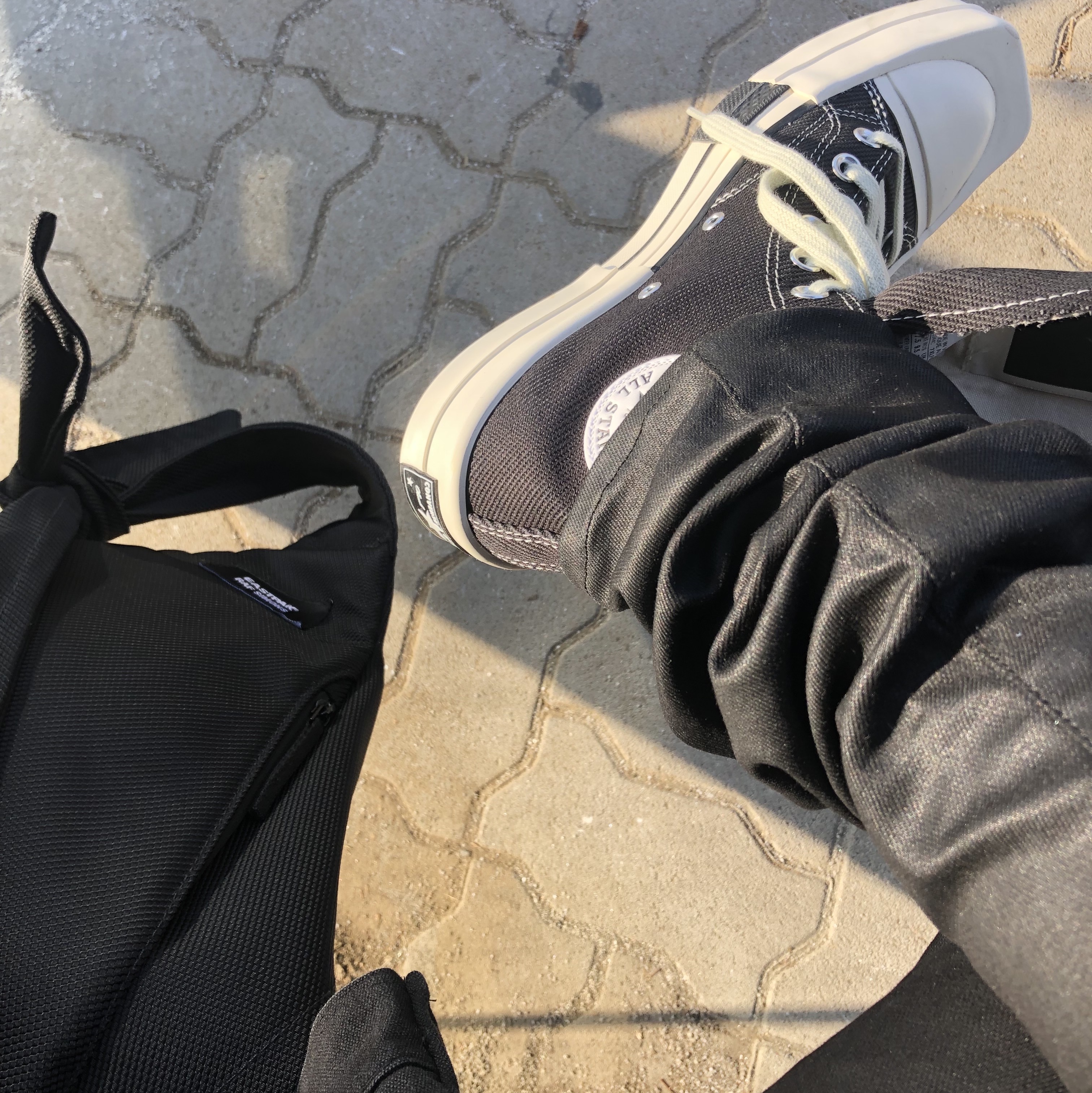 Converse x Drkshdw Turbodrk Chuck 70 Hi Black 착용 스타일