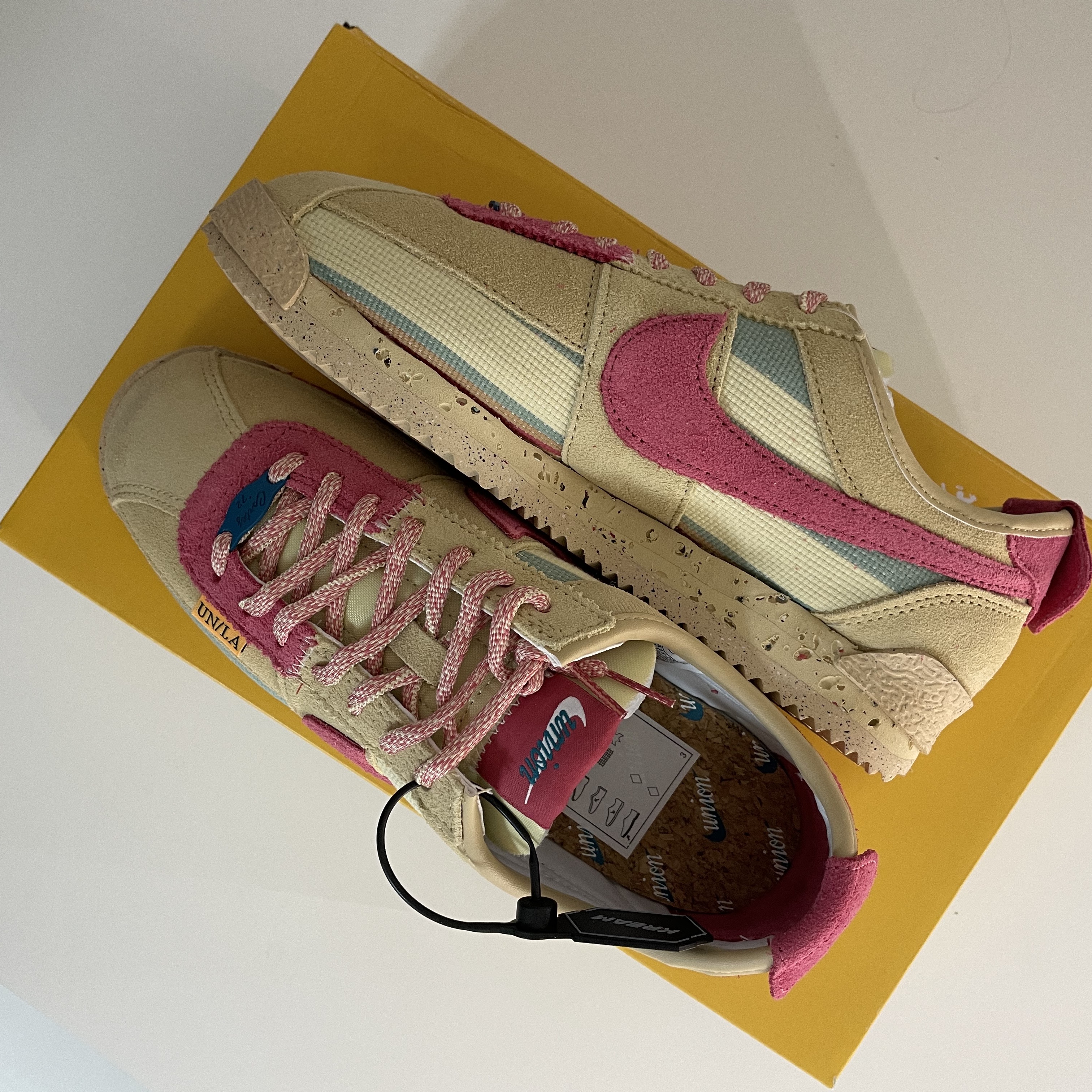 Nike x Union Cortez SP Sesame 착용 스타일 - 2